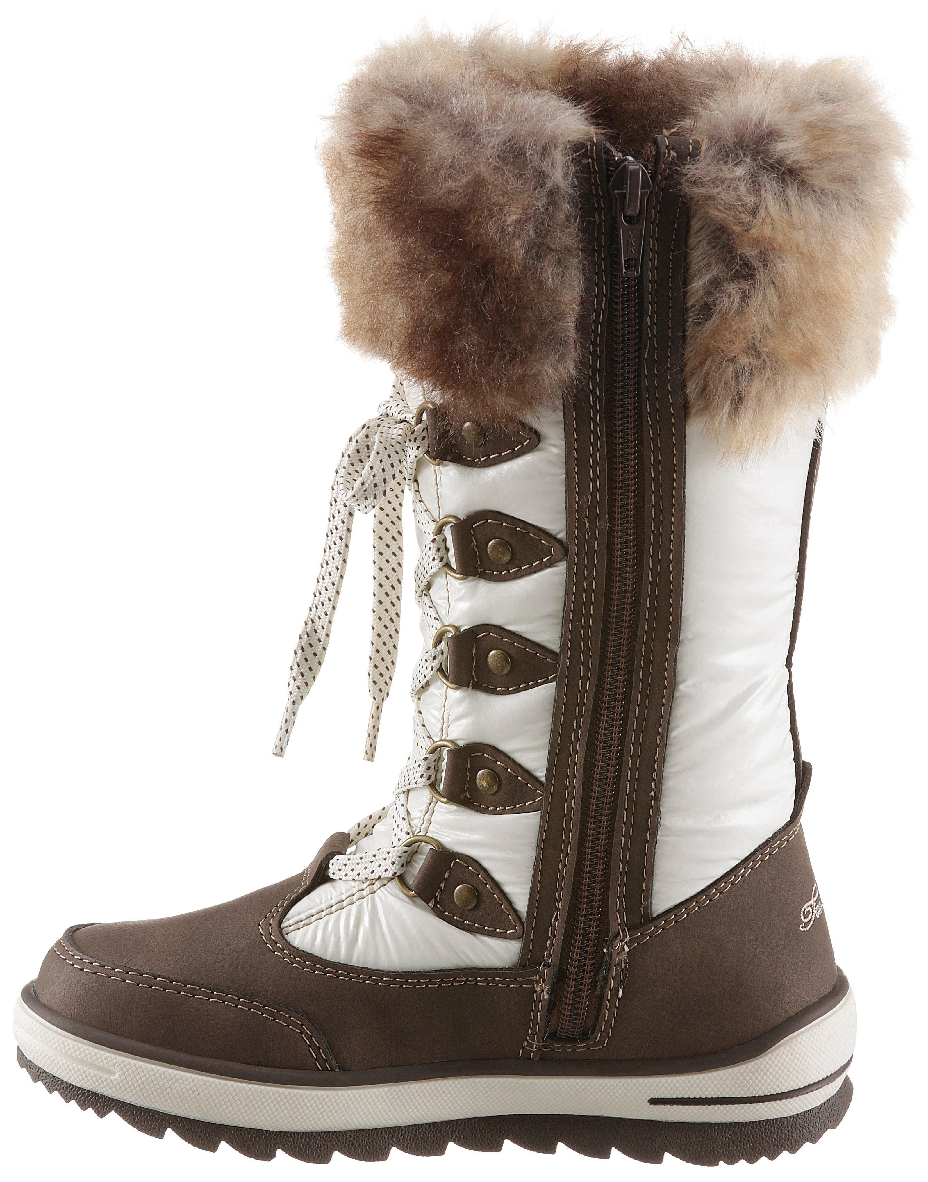 Tom Tailor Winterlaarzen met mooi contrast-borduursel