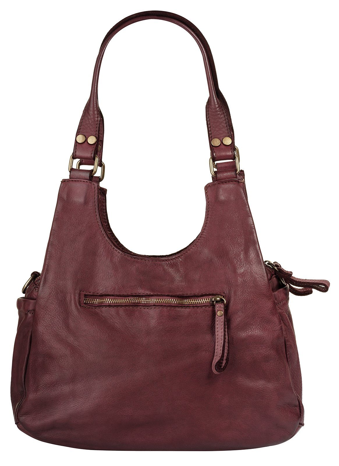 Samantha Look Schoudertas echt leer, made in italy