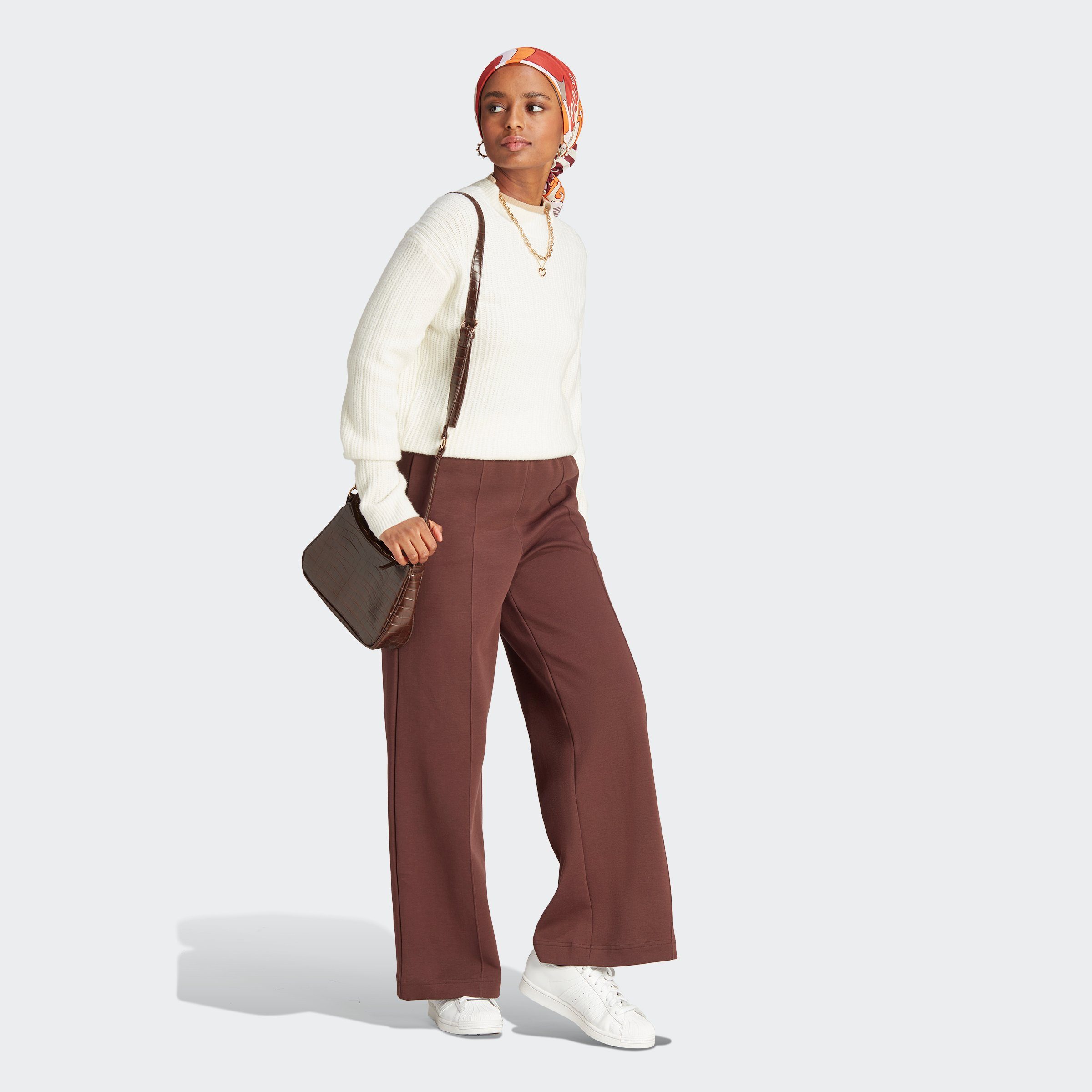 adidas Originals Sportbroek PREMIUM ESSENTIALS WIDELEG PINTUCK BROEK (1-delig)