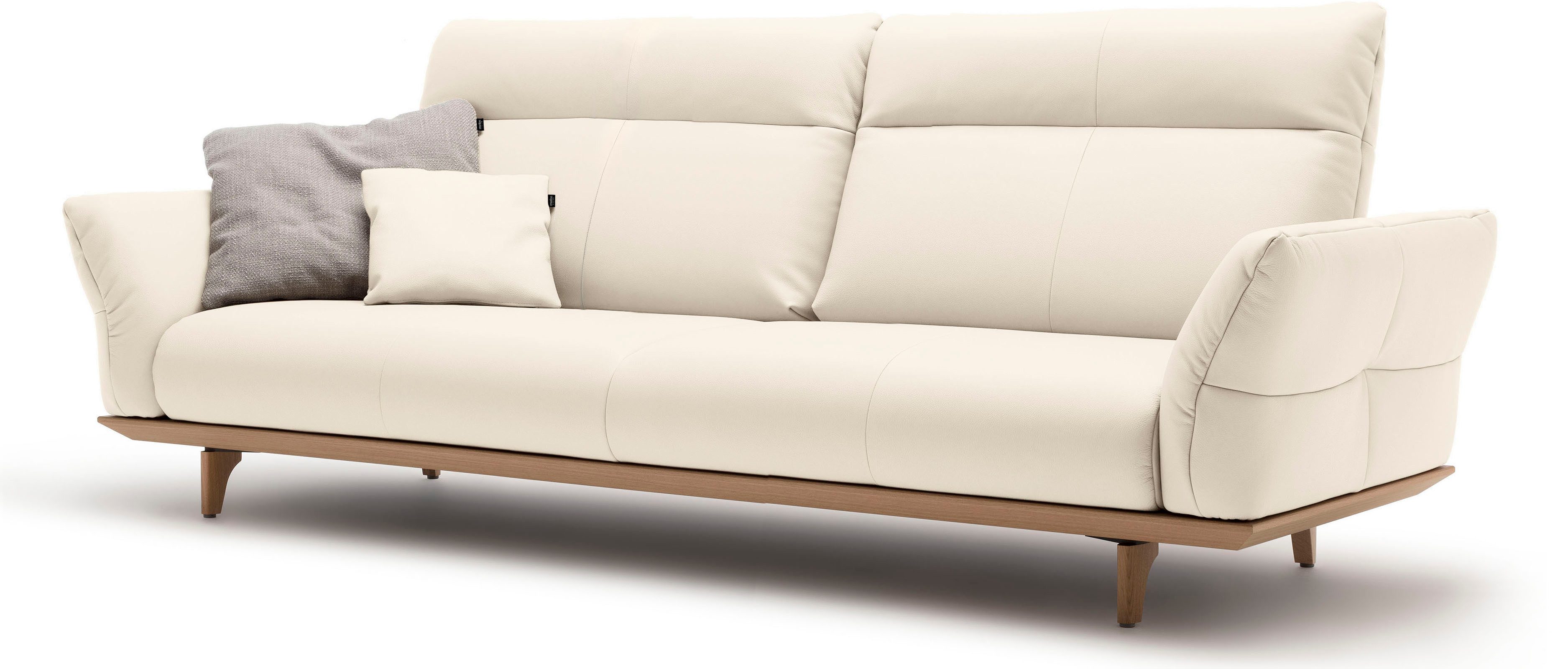 Creation BY ROLF BENZ 4-zitsbank Hs.460 Onderstel in eiken, poten in natuurlijk eiken, breedte 248 cm