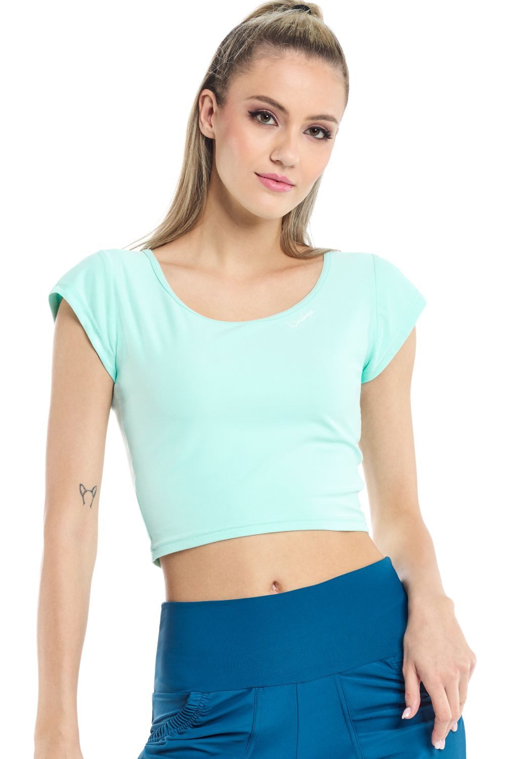Winshape Crop-top AET137LS Functioneel licht en zacht cropped