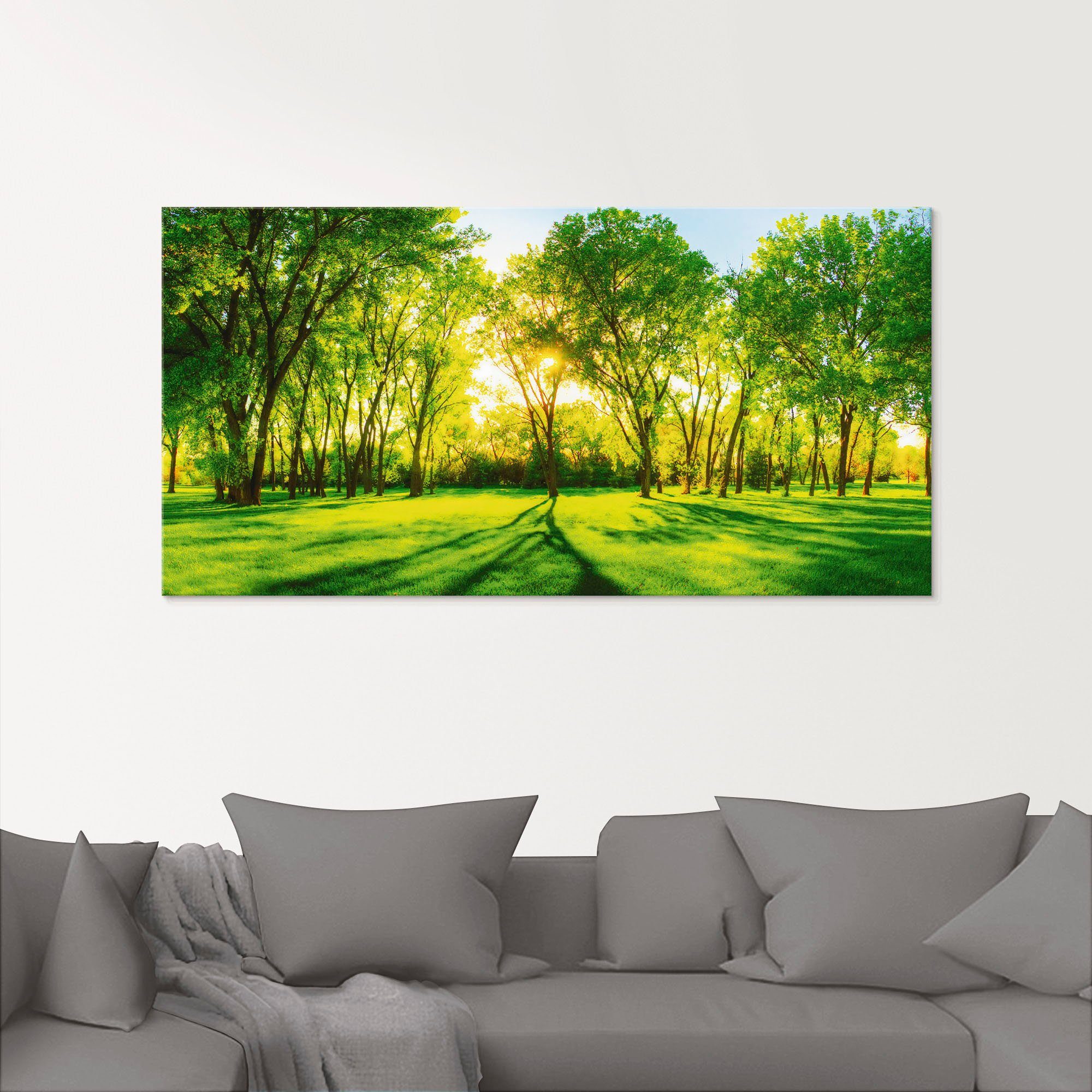 Artland Print op glas Lentewarmte II in verschillende maten