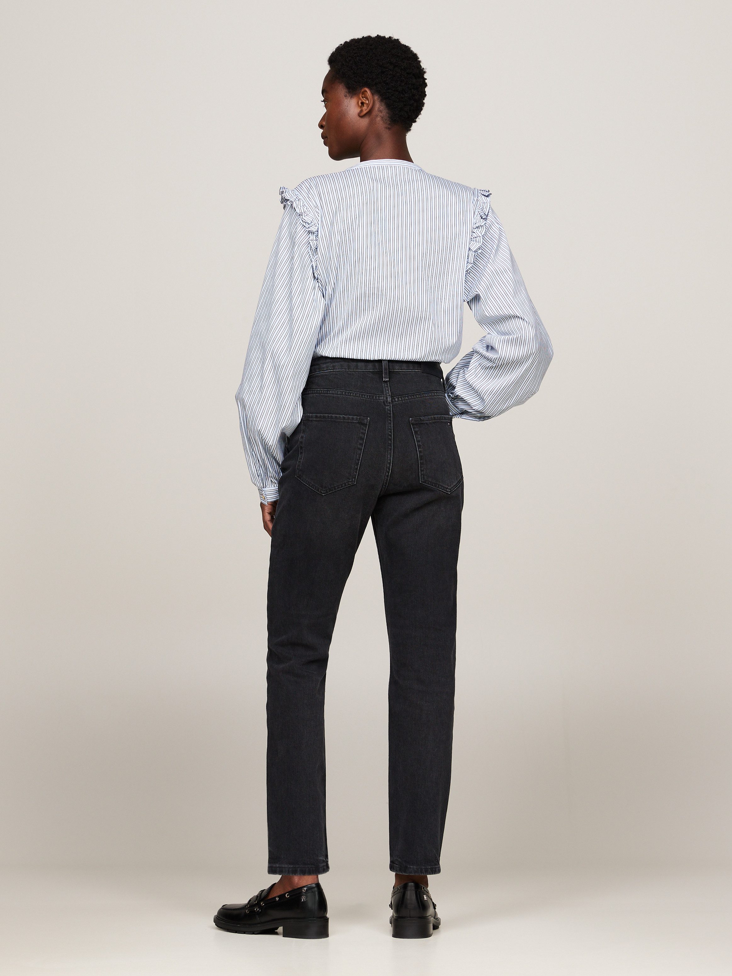 Tommy Hilfiger Slim fit jeans SLIM CIGARETTE HW A DARK BLUE