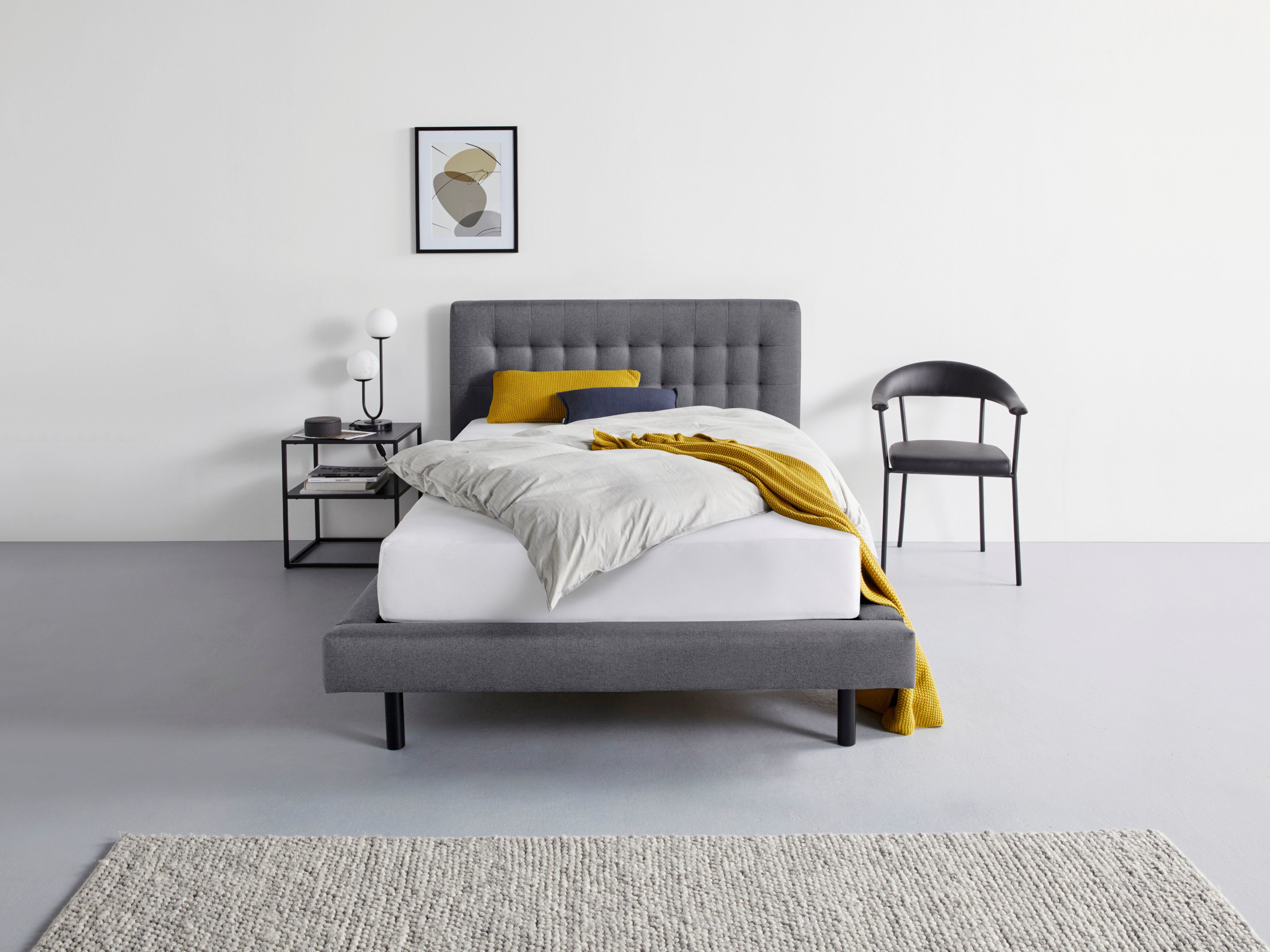 andas Gestoffeerd bed Tobjörn Met breed futonframe