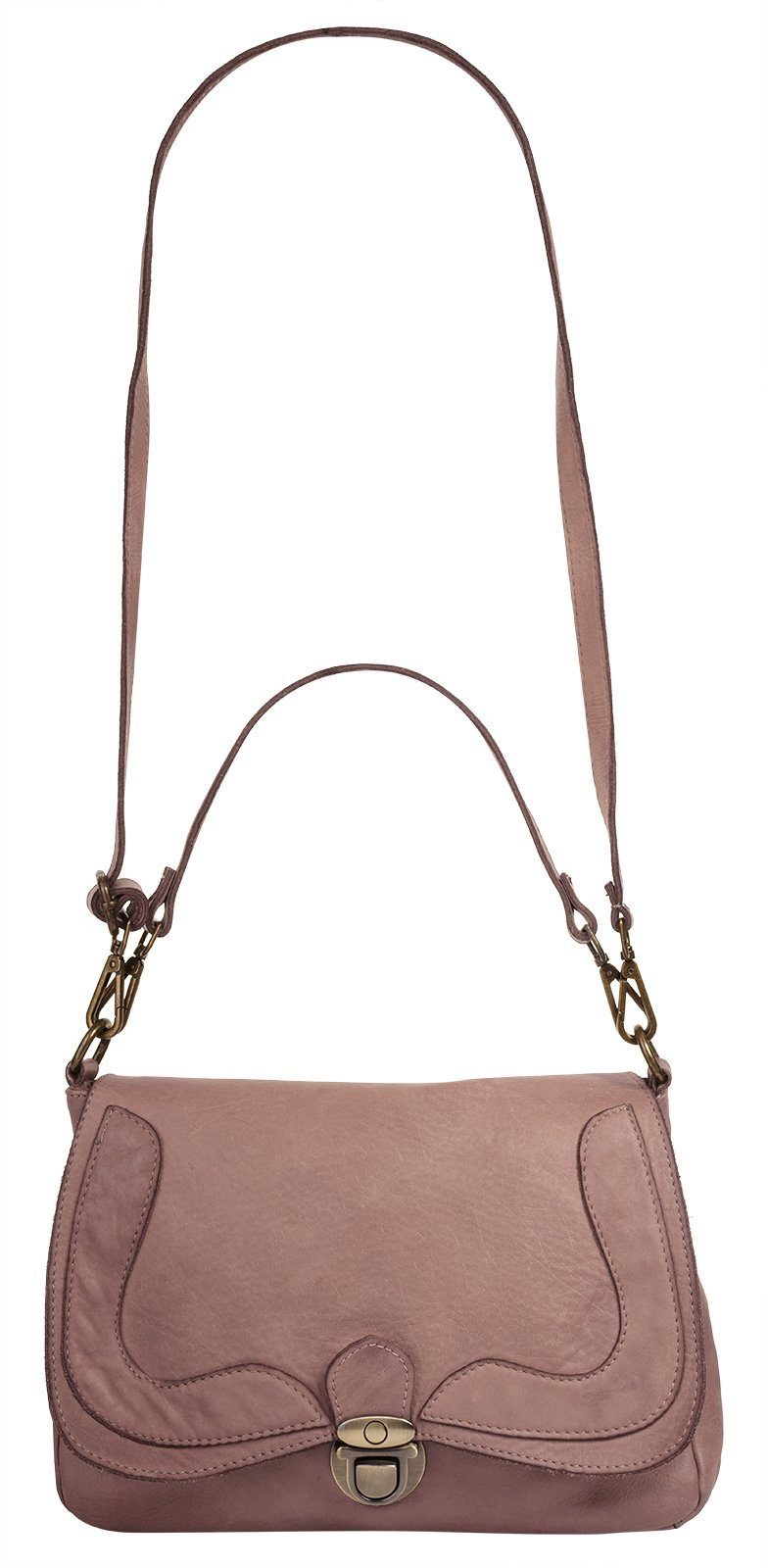 Samantha Look Schoudertas echt leer, made in italy