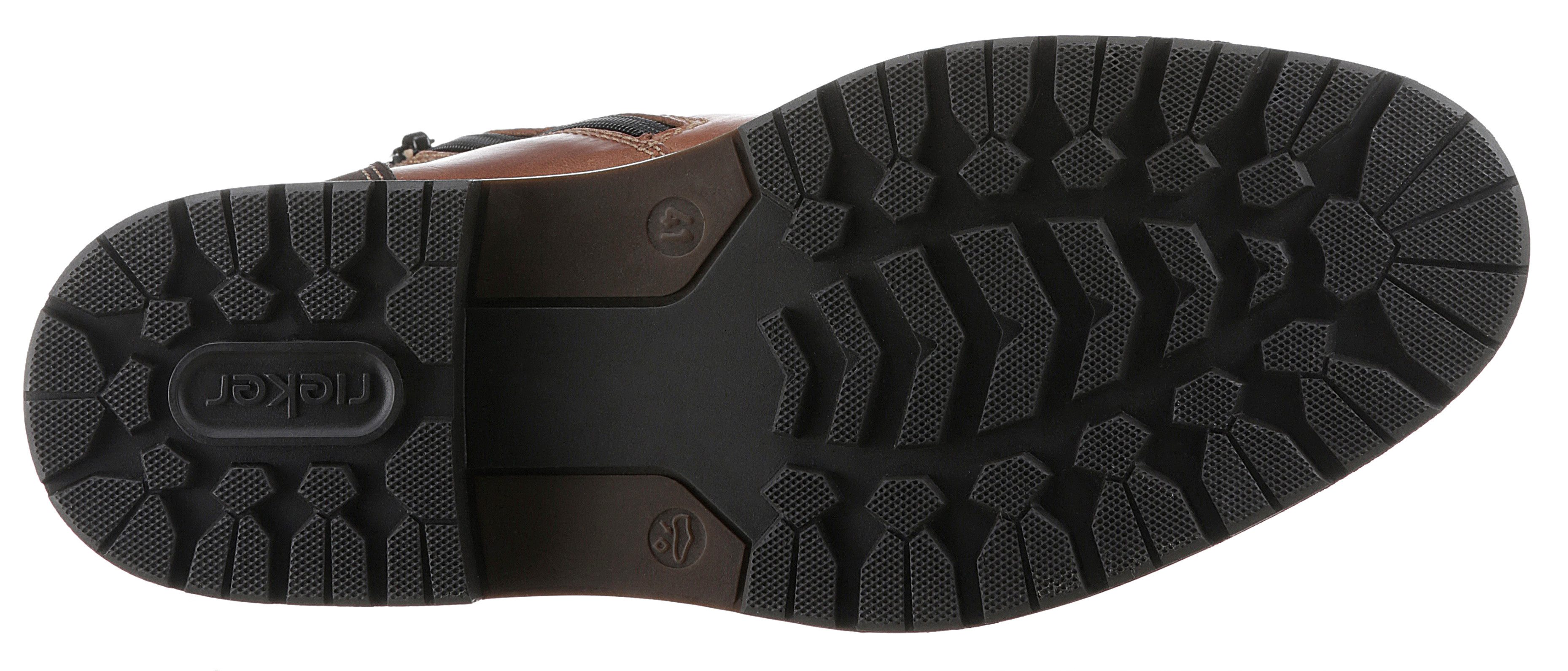 Rieker Winterlaarsjes veterschoenen, zakelijke schoen met waterafstotend tex-membraan