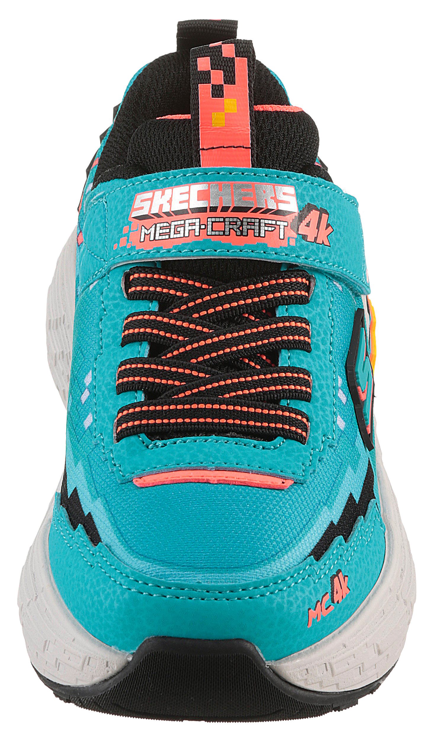 Skechers Sneakers MEGA-CRAFT 4K , klittenbandschoen in coole pixel-look, maat sjabloon te downloaden