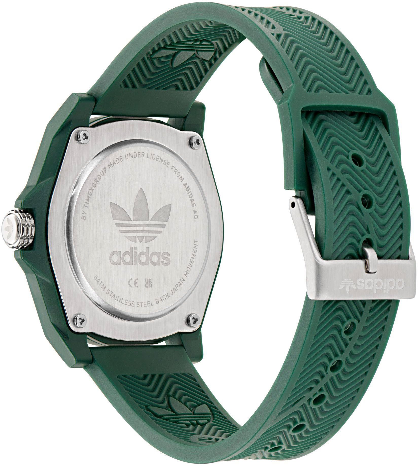 adidas Originals Kwartshorloge PROJECT FOUR Polshorloge, herenhorloge, dameshorloge, harsband, waterafstotend tot 5 bar