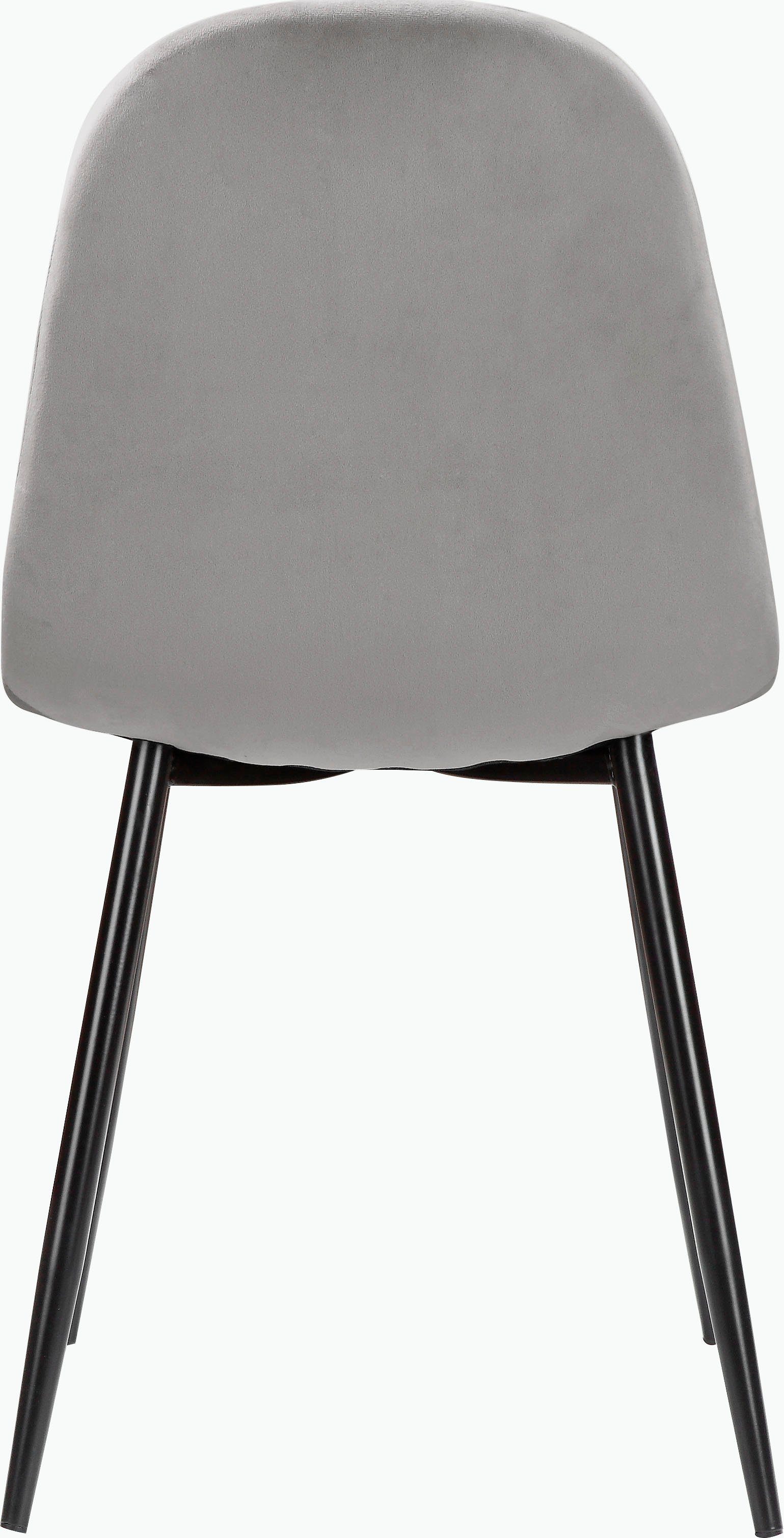 Leonique Eethoek Eadwine, TOPSELLER! Zitgroep, tafel plus 4 stoelen bestaande uit eettafel 120 cm en 4 eetkamerstoelen, gestoffeerde stoelen (set, 5-delig)