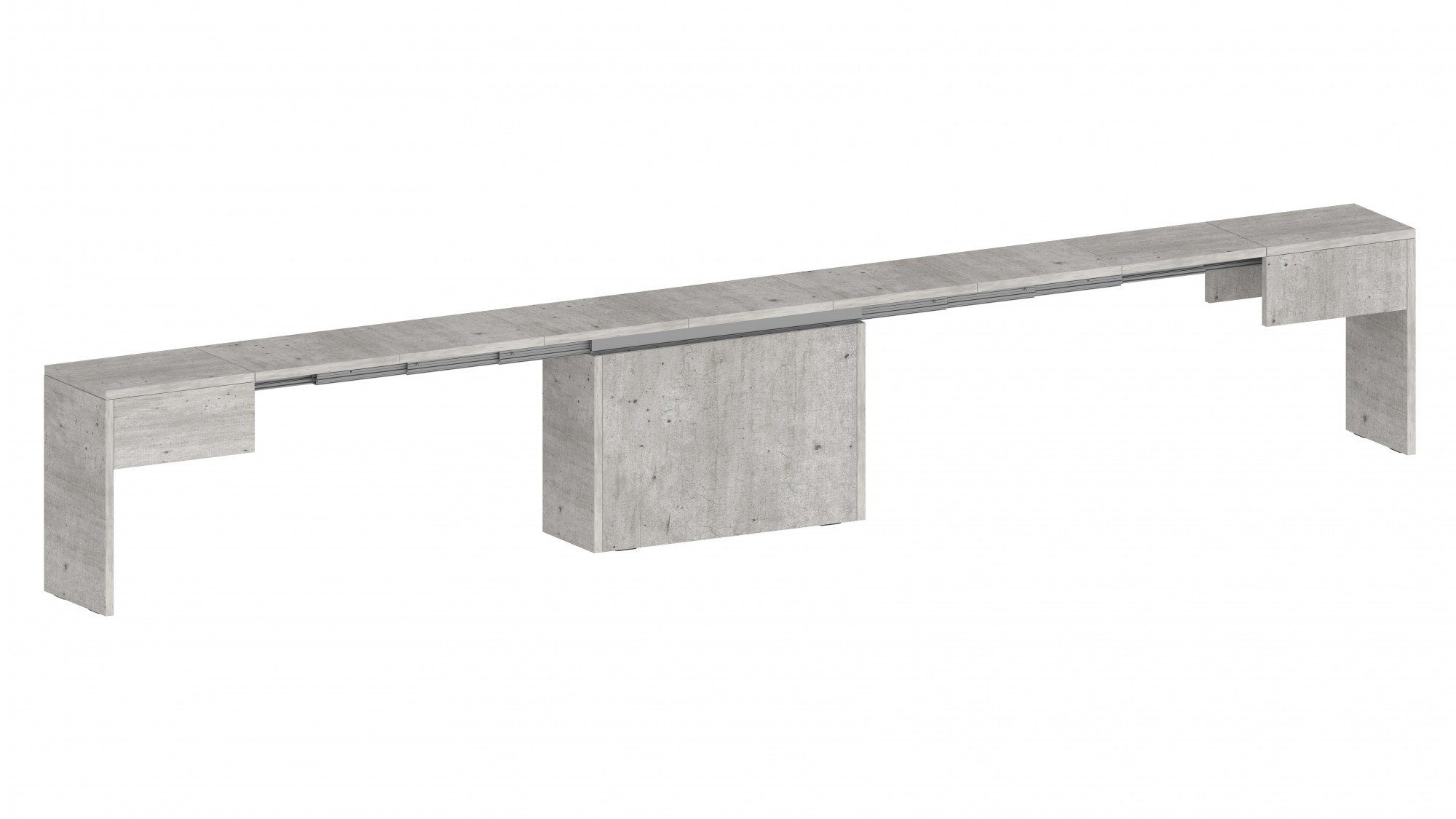 INOSIGN Zithoek Praktika Uitschuifbaar tot 290 cm per bank (voordeelset, 2-delig)