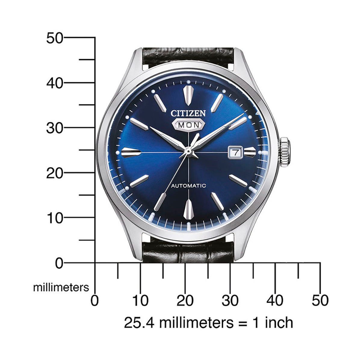 Citizen Automatisch horloge NH8390-20LE Polshorloge, mechanisch horloge, herenhorloge, datum, roestvrijstalen band
