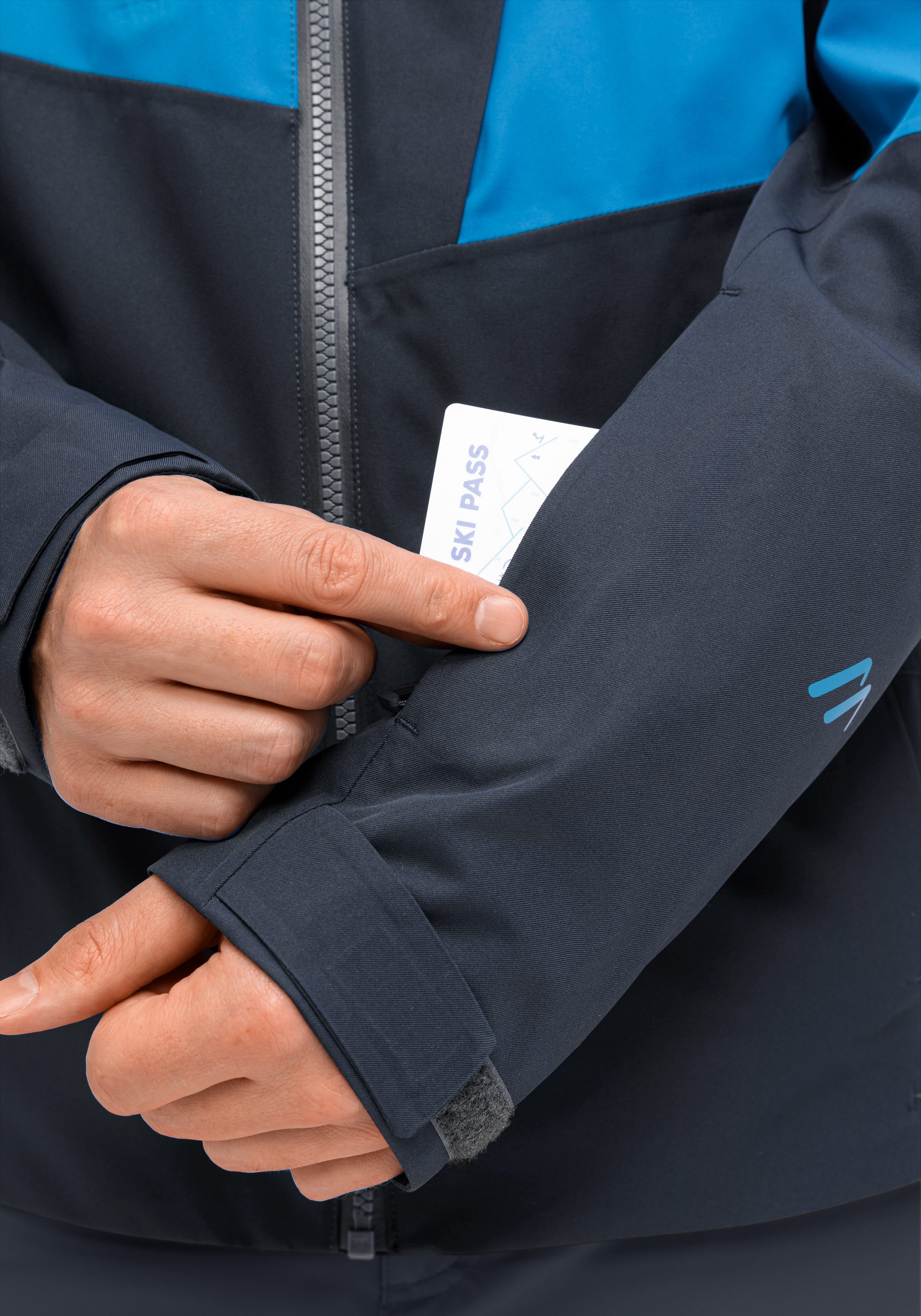 Maier Sports Functioneel jack Lindon M Heren outdoorjas, waterdicht, ritszakken, capuchon