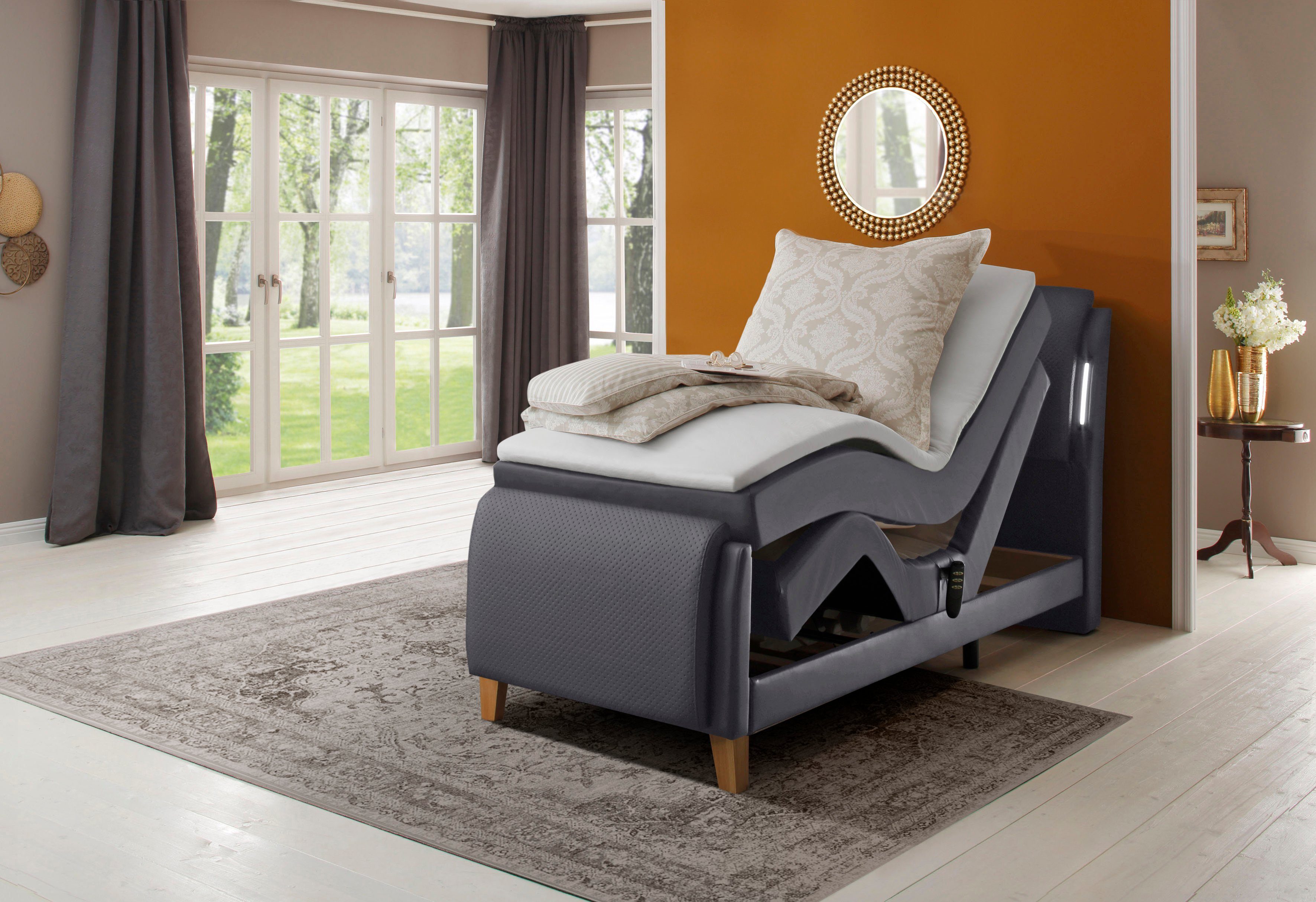 Home affaire Boxspring Messina2 Ligcomfort elektrisch verstelbaar