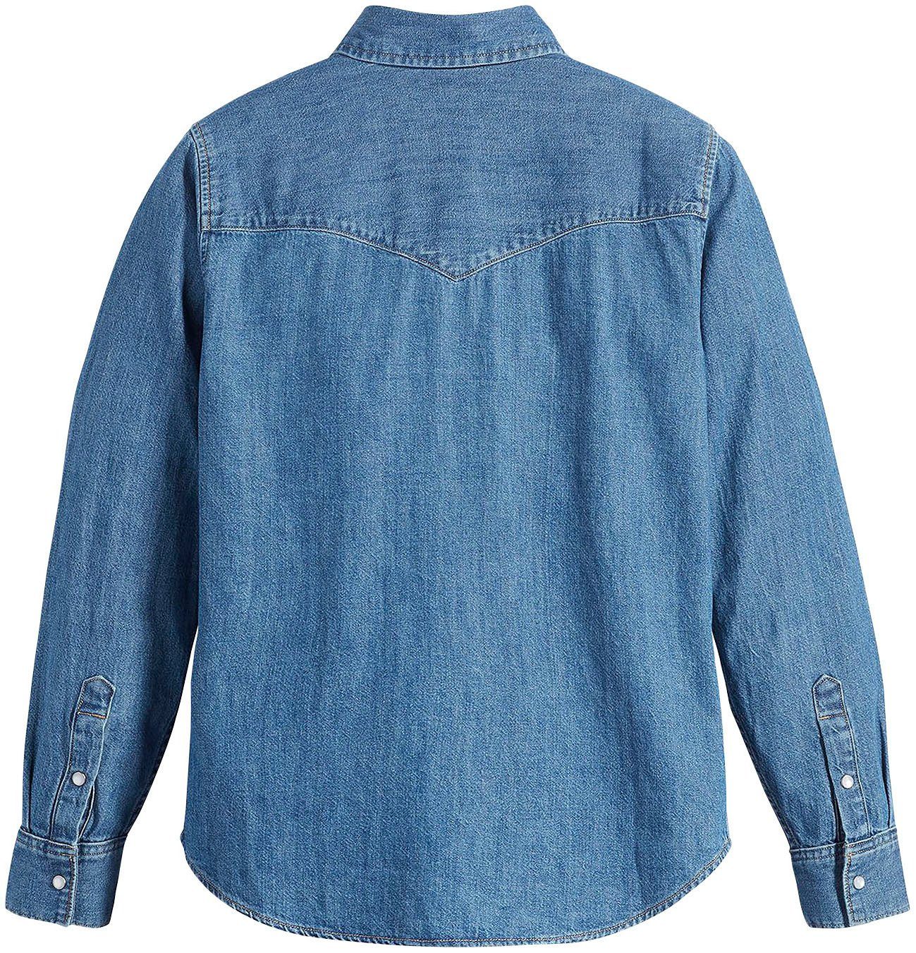 Levi's® Jeans blouse ESSENTIAL WESTERN met borstzakken met drukknopen