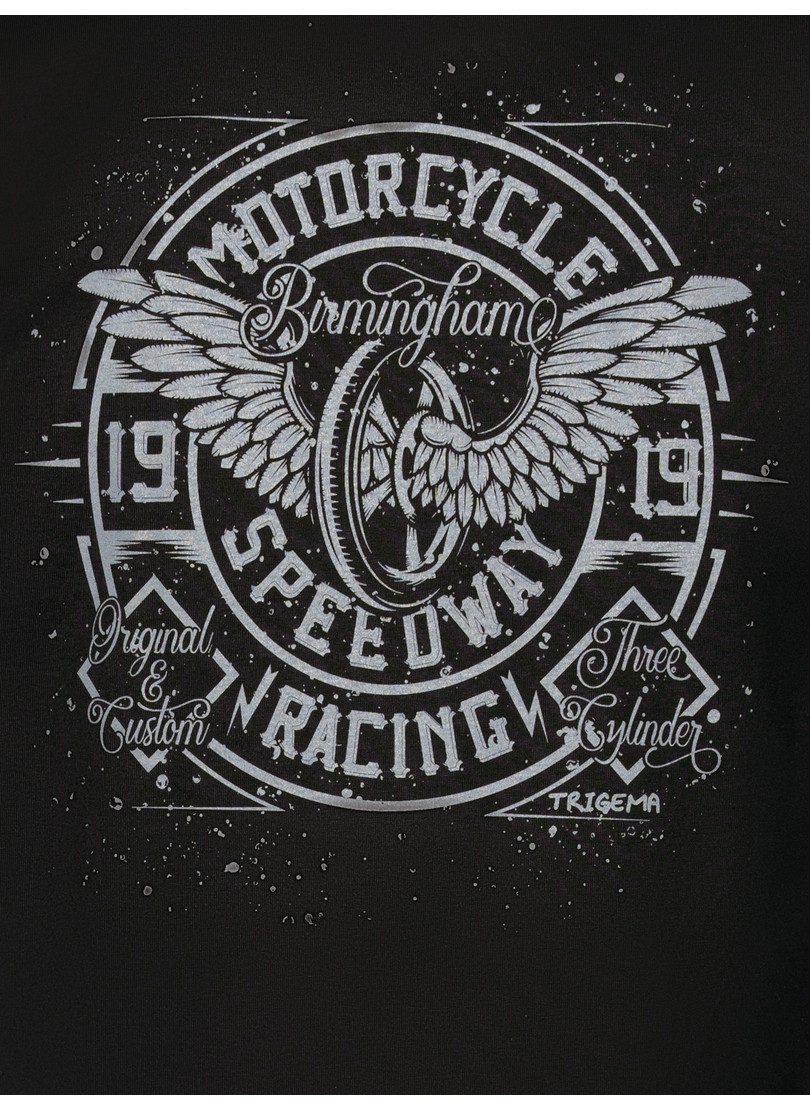 Trigema T-shirt TRIGEMA T-shirt met motor-print (1-delig)