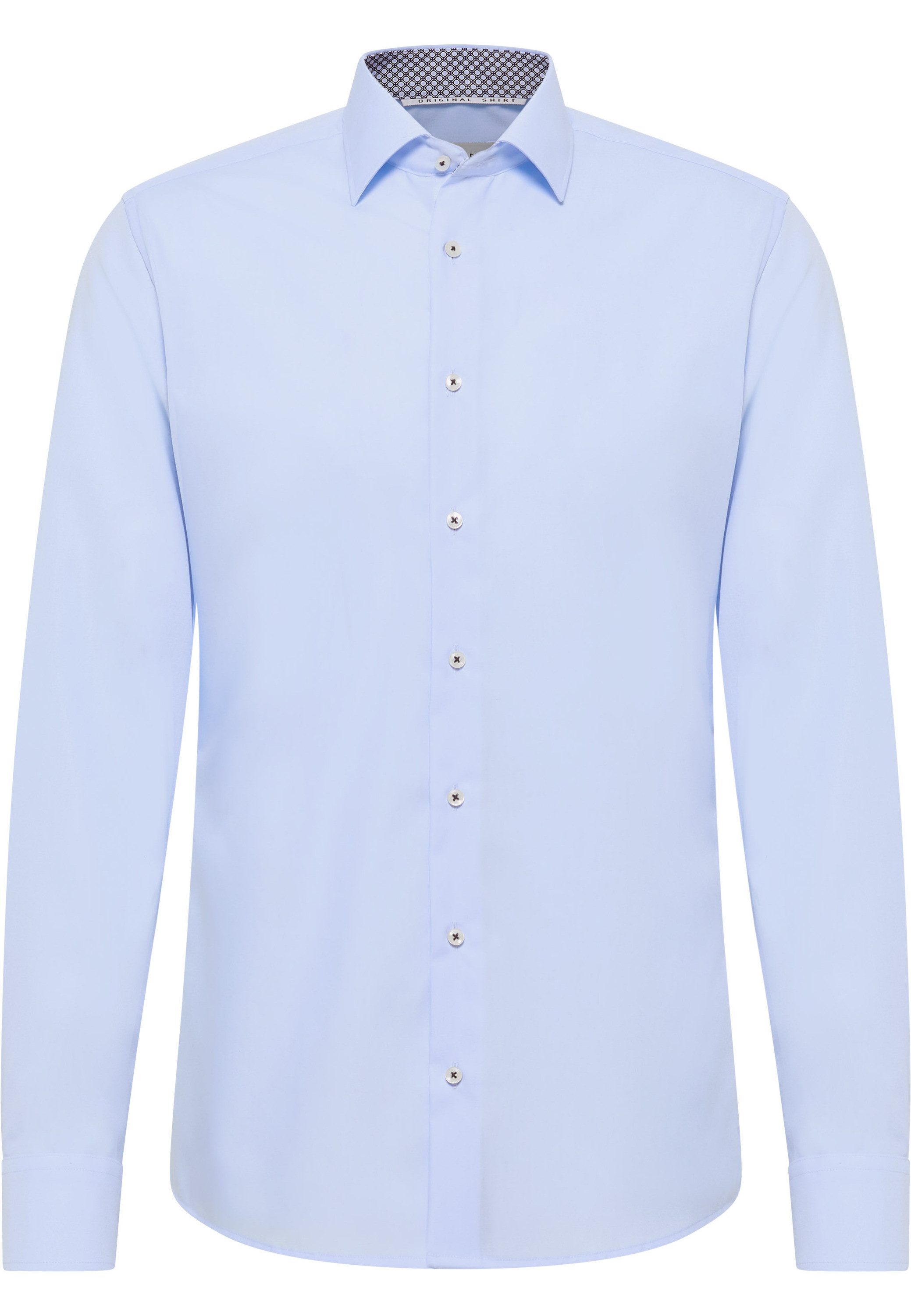 Eterna Overhemd met lange mouwen Slim fit NON IRON (strijkvrij)
