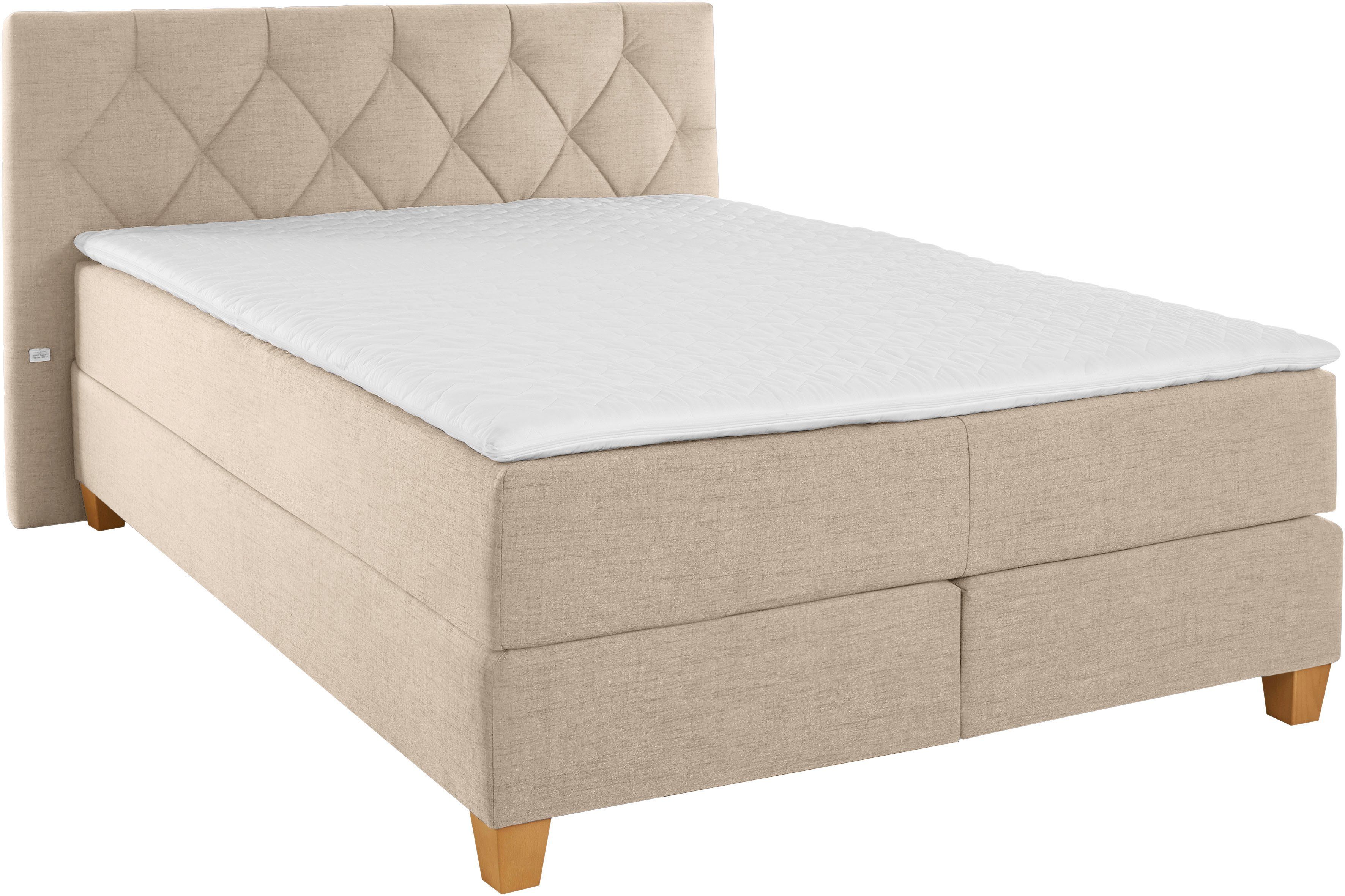 Guido Maria Kretschmer Home&Living Boxspring Harmones in 3 breedten, hardheid ook gemengd met elk 1 matras in h2 en h3