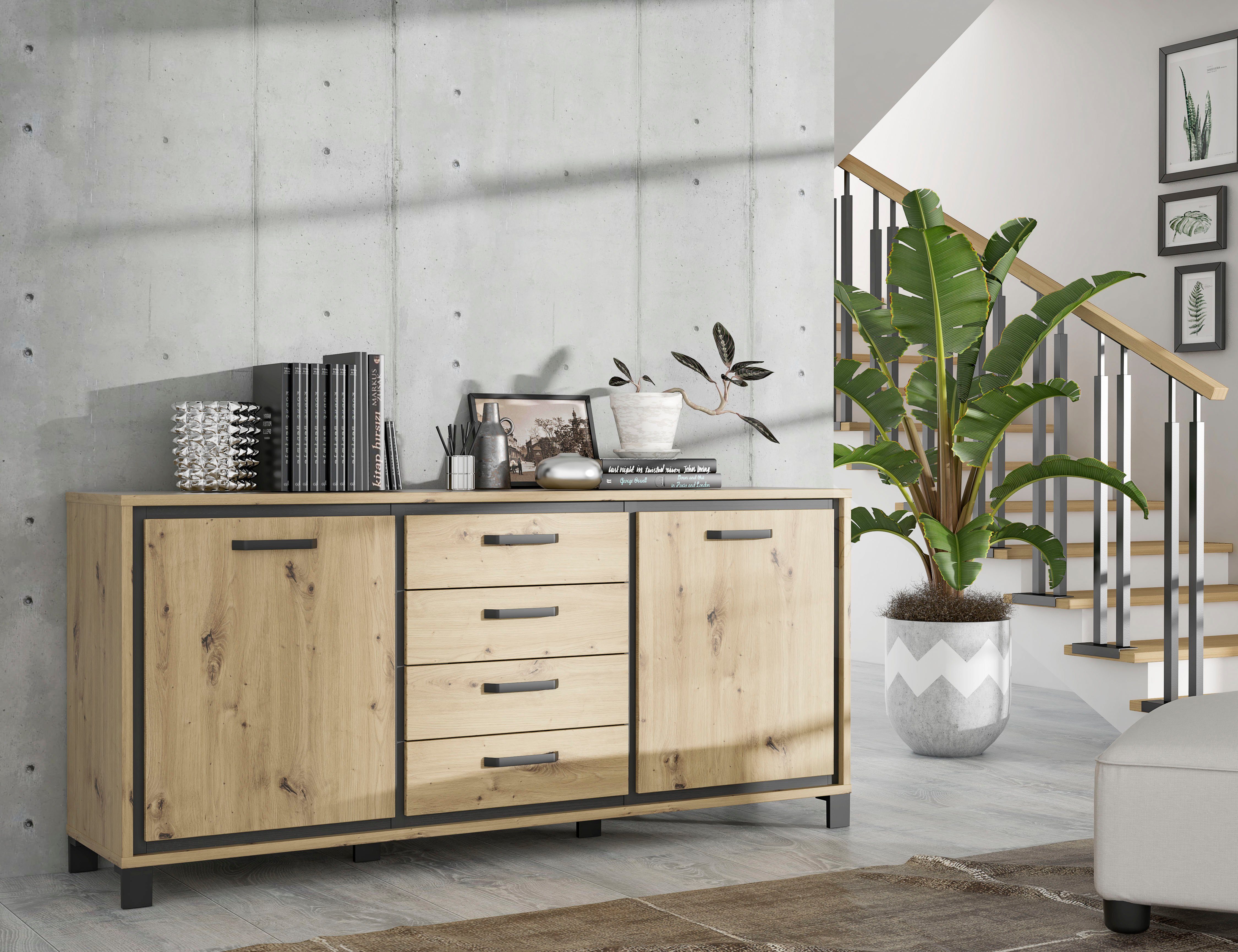 FORTE Dressoir Trondheim Breedte 178 cm