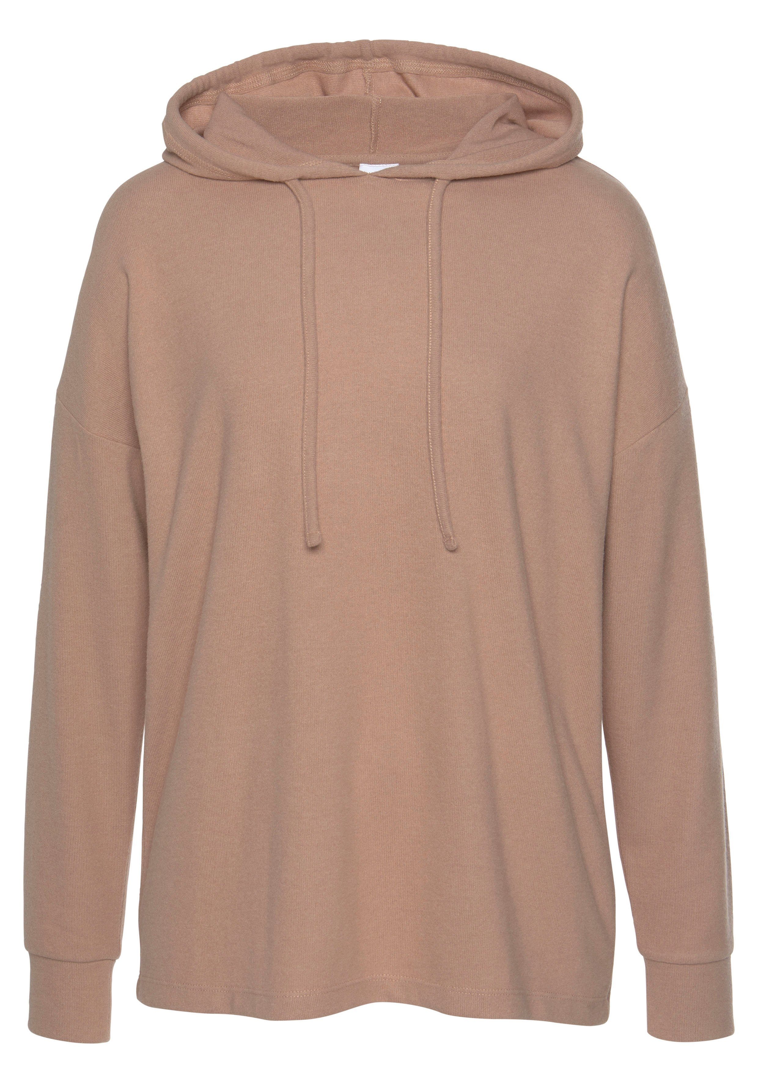 Lascana Capuchontrui Loungetop in casual vorm, loungewear