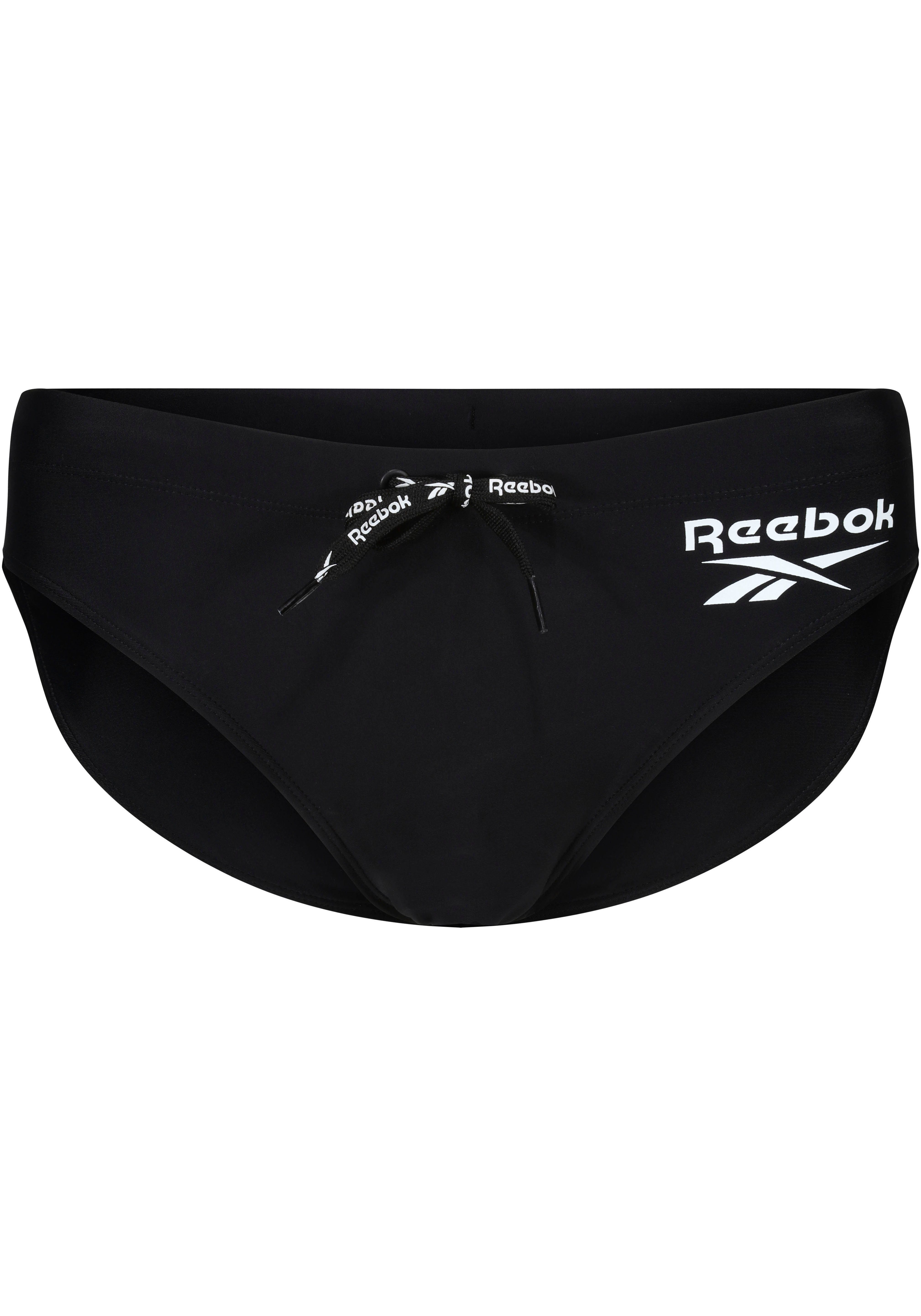 Reebok Zwembroek "Wells" met koord met logo-opdruk (1 stuk)