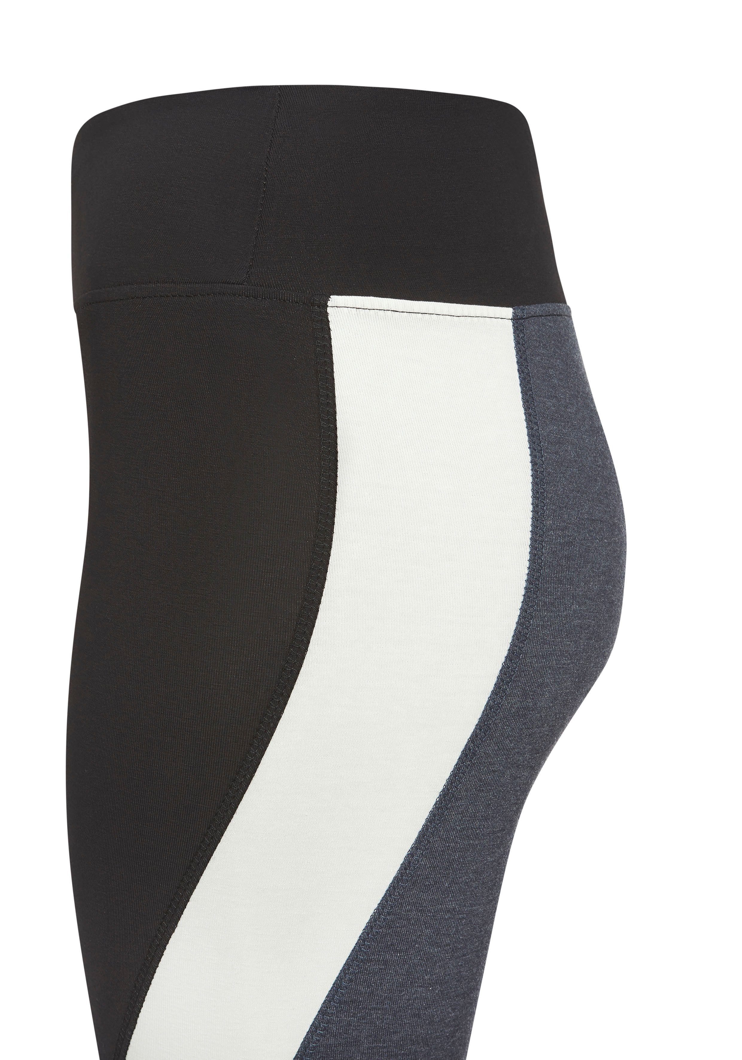 active by Lascana Caprilegging Sportbroek in colourblocking ontwerp