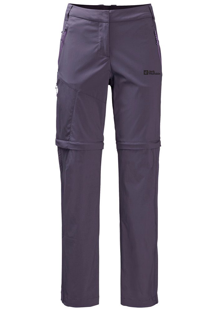 Jack Wolfskin Afritsbroek GLASTAL ZIP AWAY PANTS W