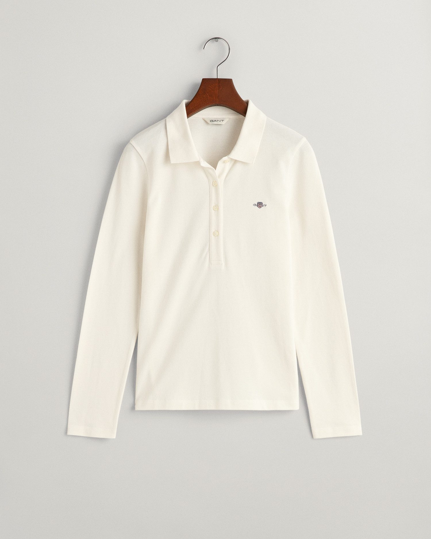 Gant Poloshirt met lange mouwen SLIM SHIELD LS PIQUE POLO