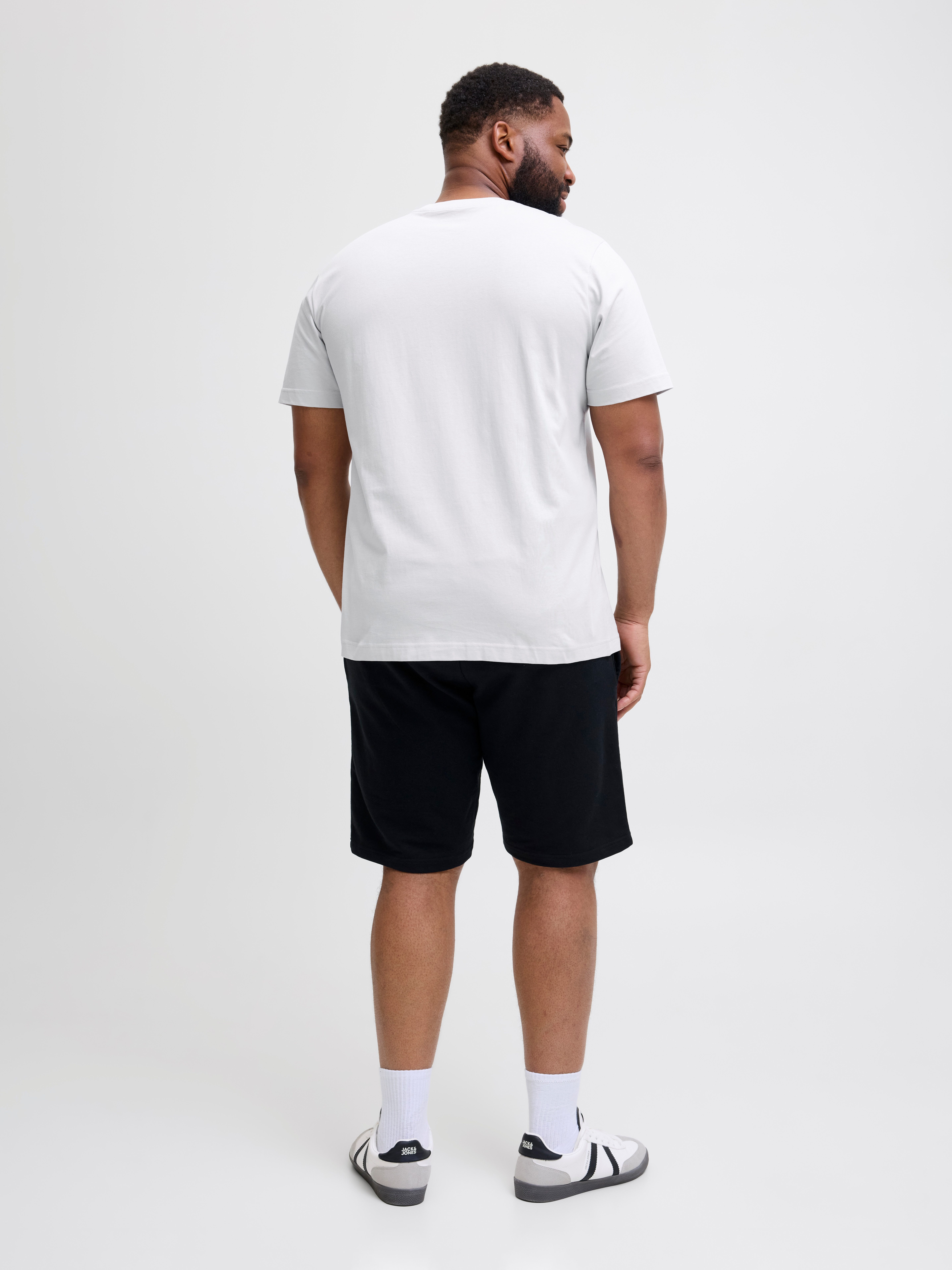 Jack & Jones PlusSize Shirt met print JCOCALMA TEE SS CREW NECK FST PLS