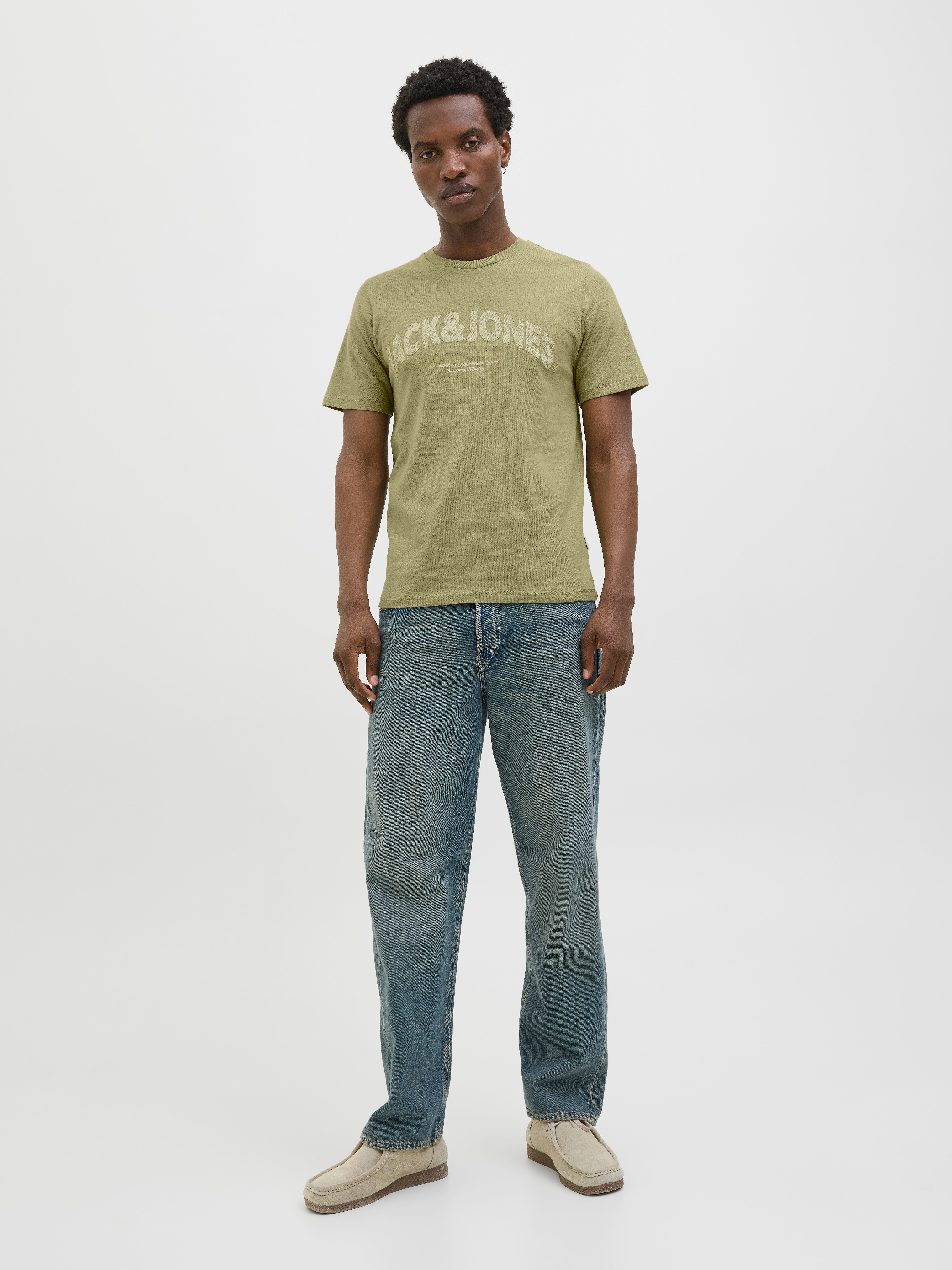 Jack & Jones T-shirt JORALMERIA BOLD BRANDING TEE SS CN