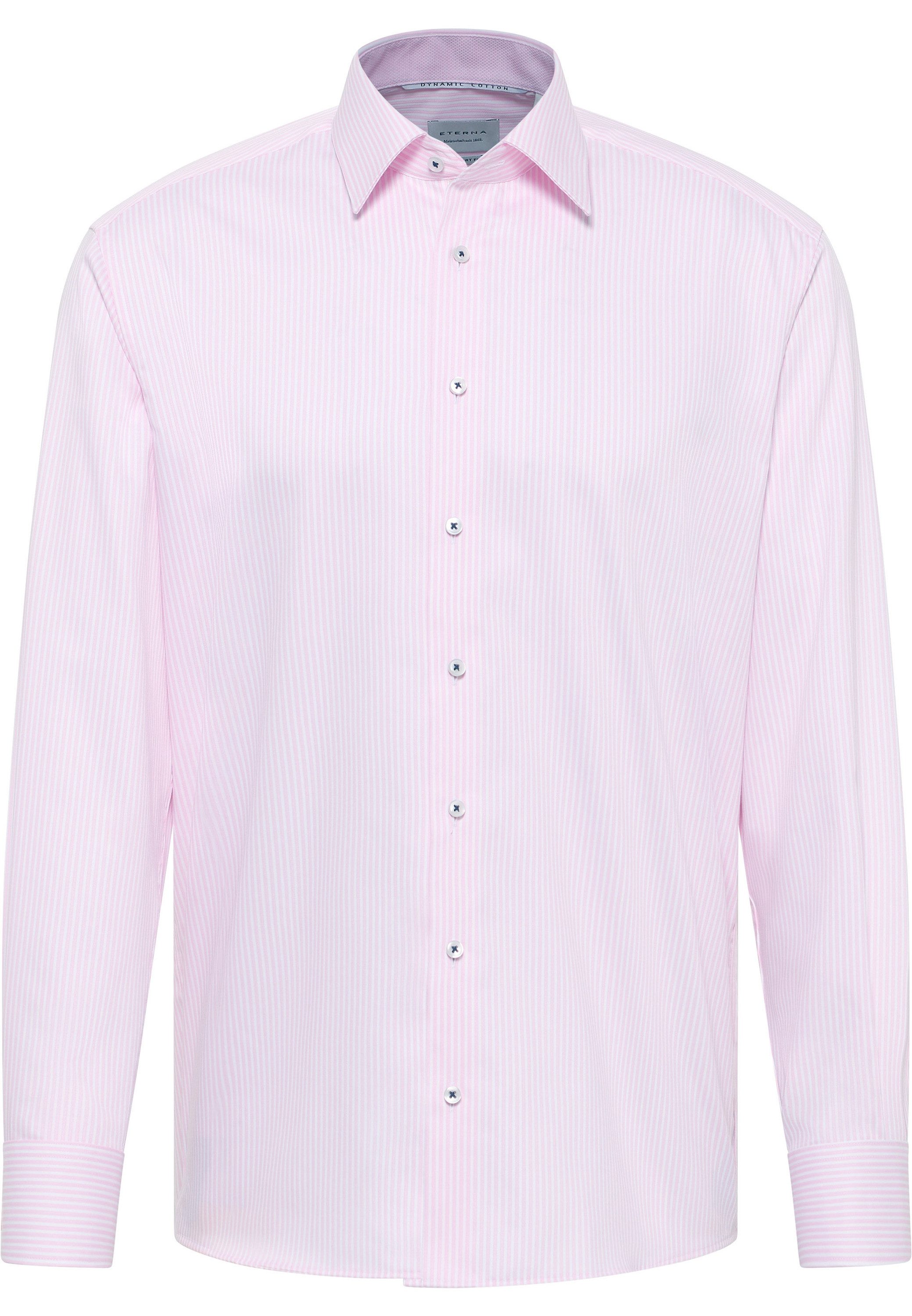 Eterna Overhemd met lange mouwen Comfort fit NON IRON (strijkvrij)