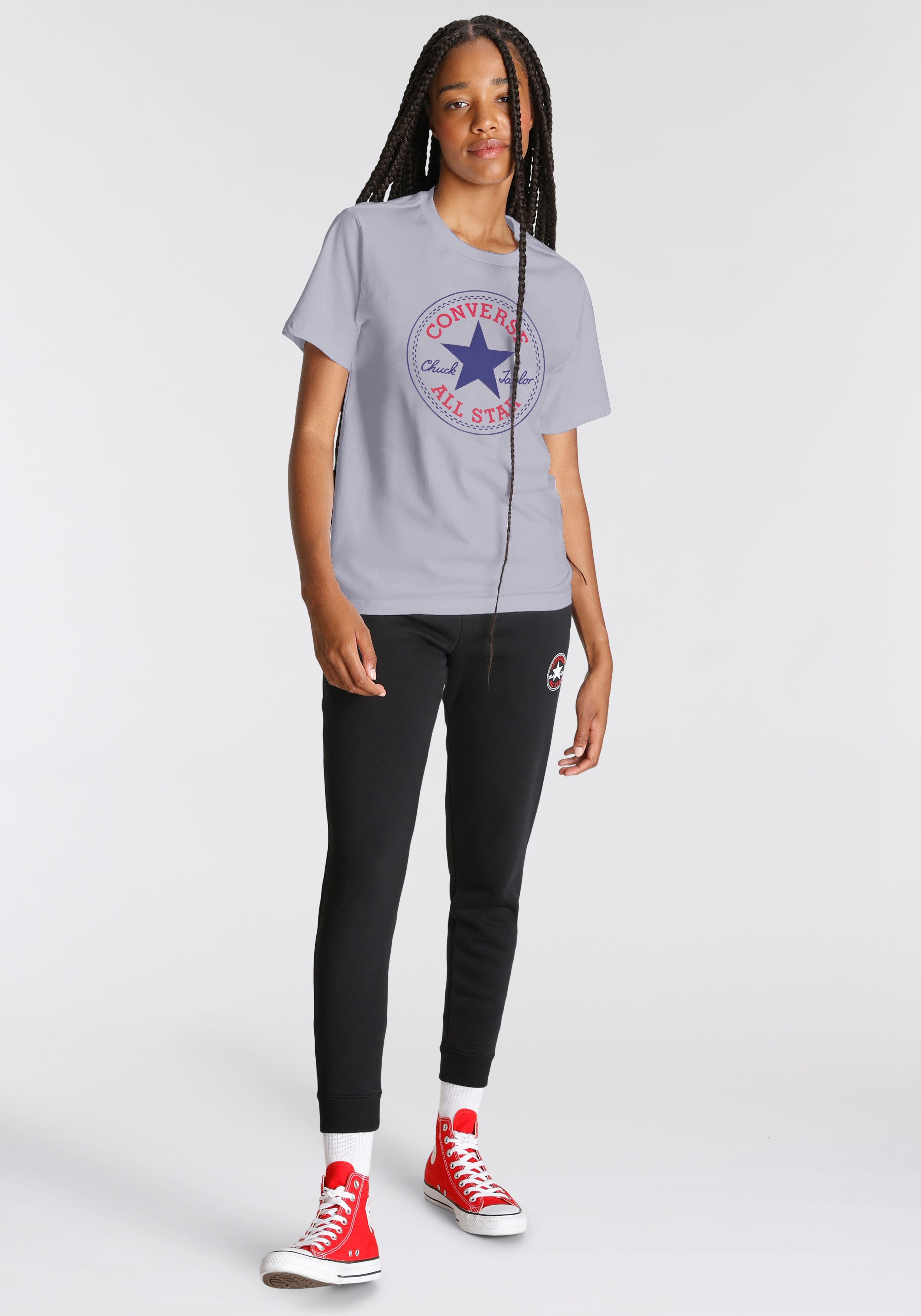 Converse T-shirt UNISEX CONVERSE GO-TO ALL STAR PATCH LOGO STANDARD FIT T-SHIRT (1-delig)