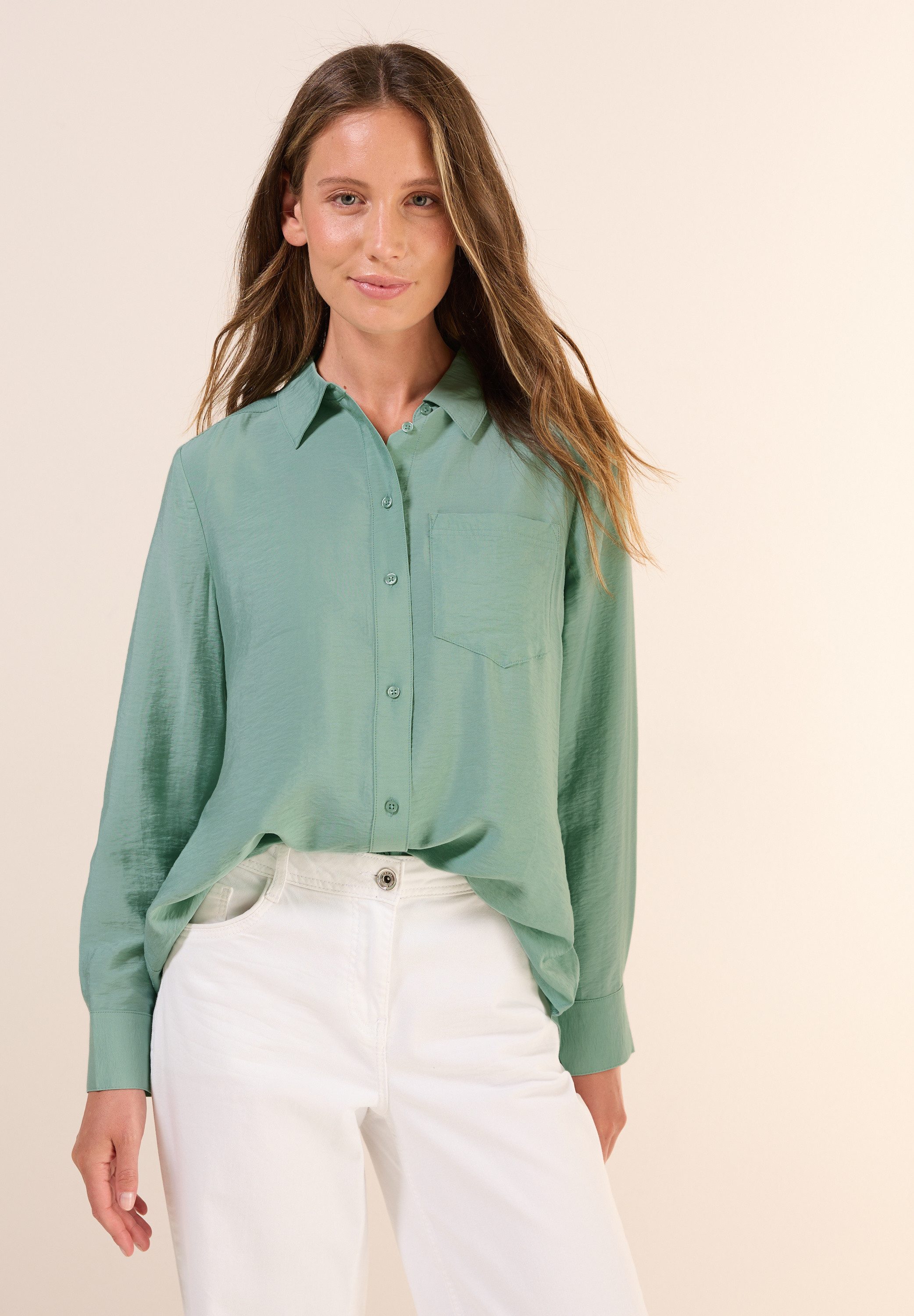 Cecil Overhemdblouse met structuur