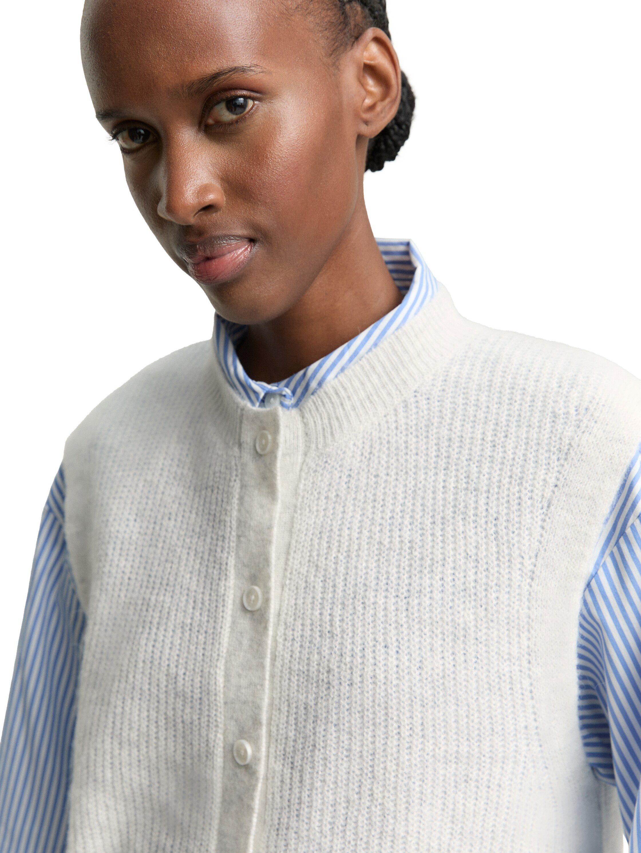 Tom Tailor Denim Vest met knoopsluiting