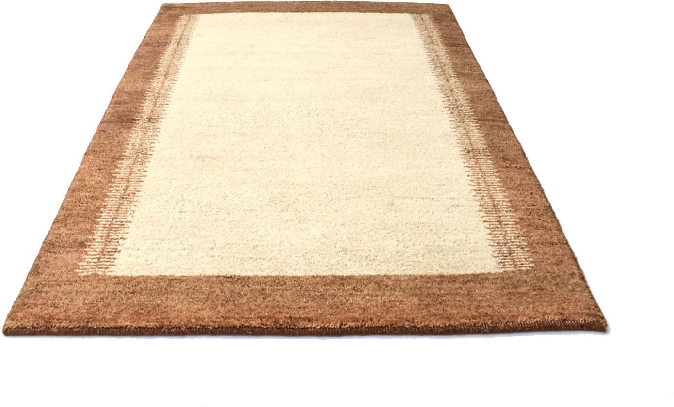 morgenland Wollen kleed Gabbeh-kleed met de hand geknoopt beige handgeknoopt