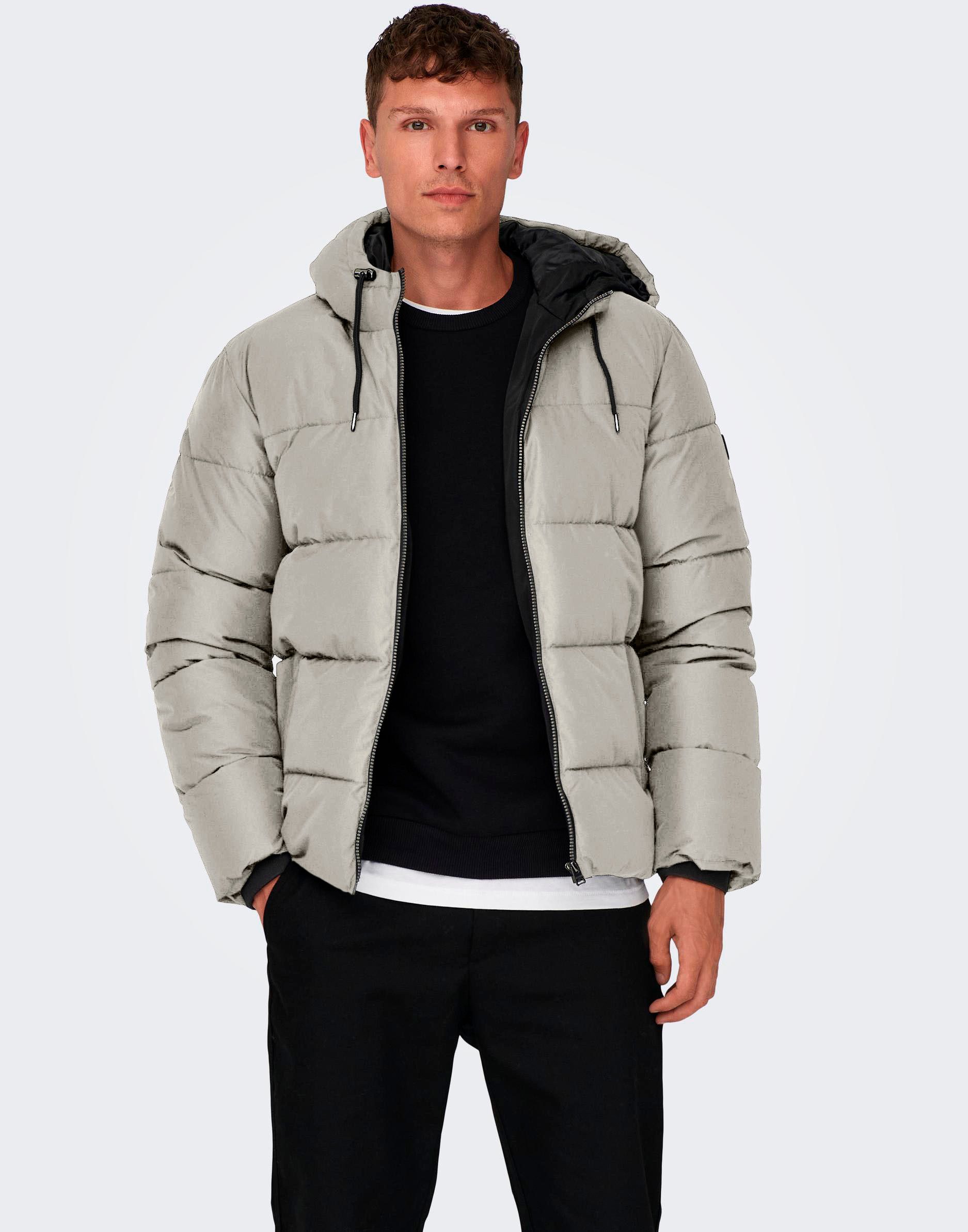 ONLY & SONS Gewatteerde jas ONSMARLON LIFE HOOD PUFFER JACKET OTW VD