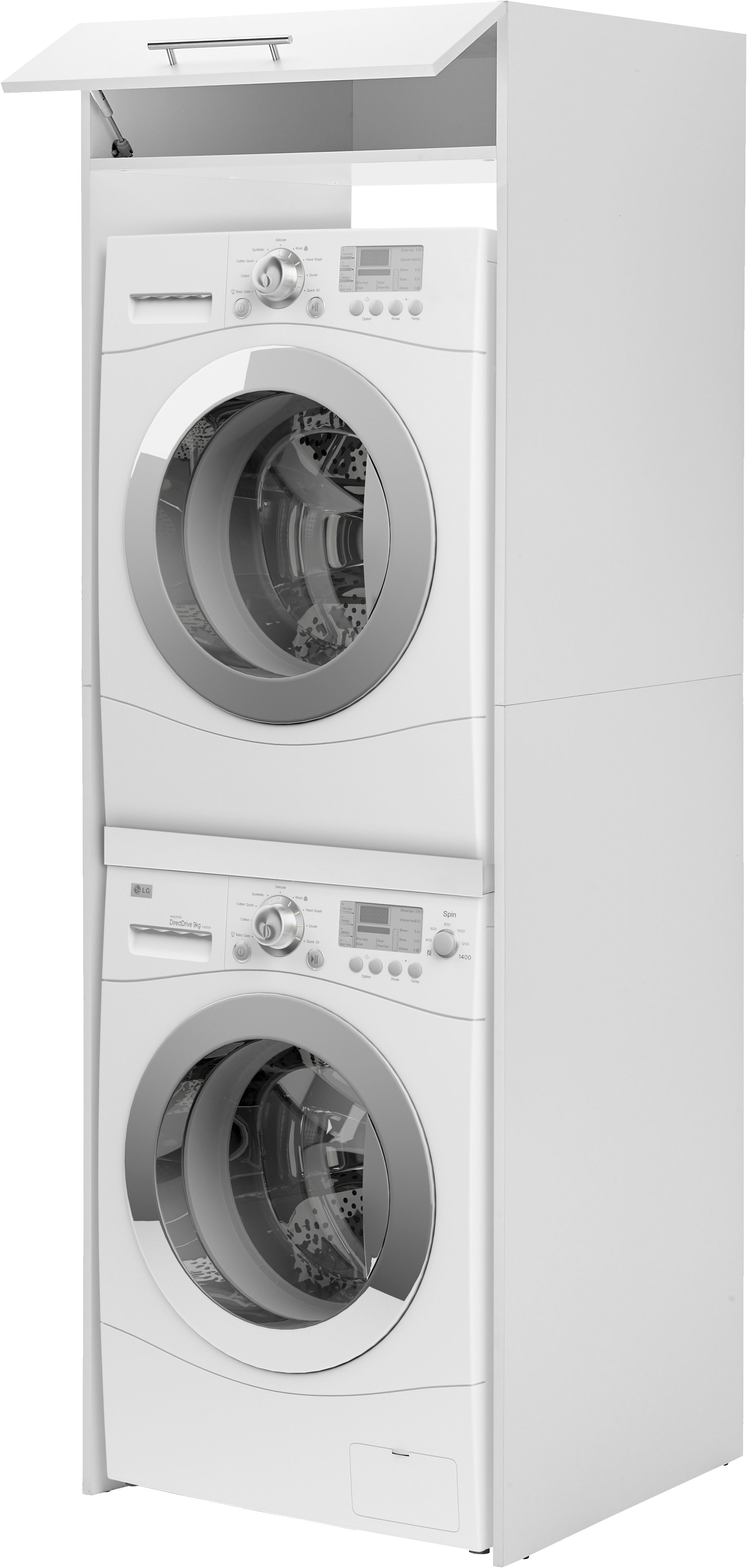 RESPEKTA Kast voor wasmachine Clara (h x b x d) 200 x 67,4 x 67,6 cm