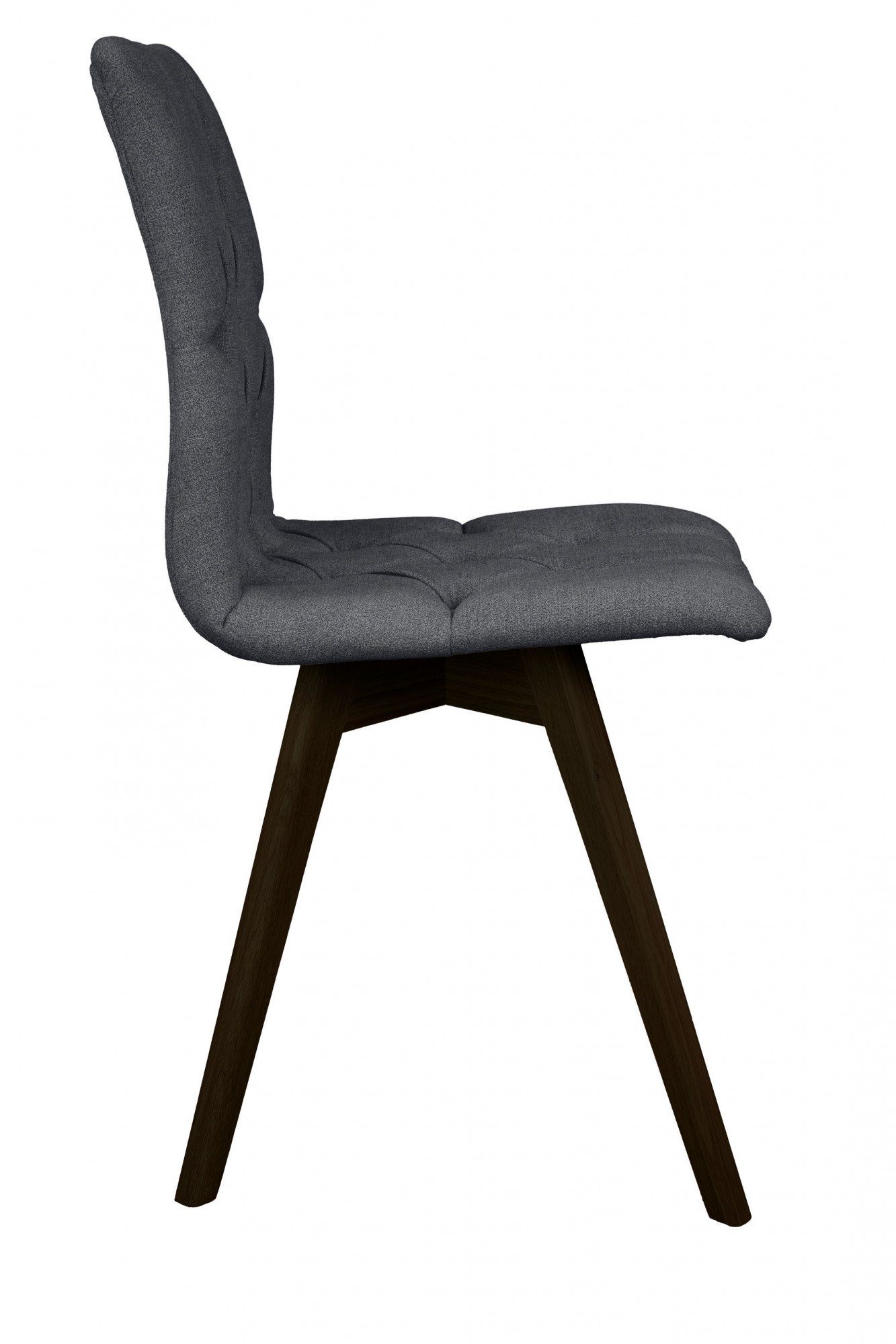andas Eetkamerstoel Rania met massief houten poten (set, 2 stuks)