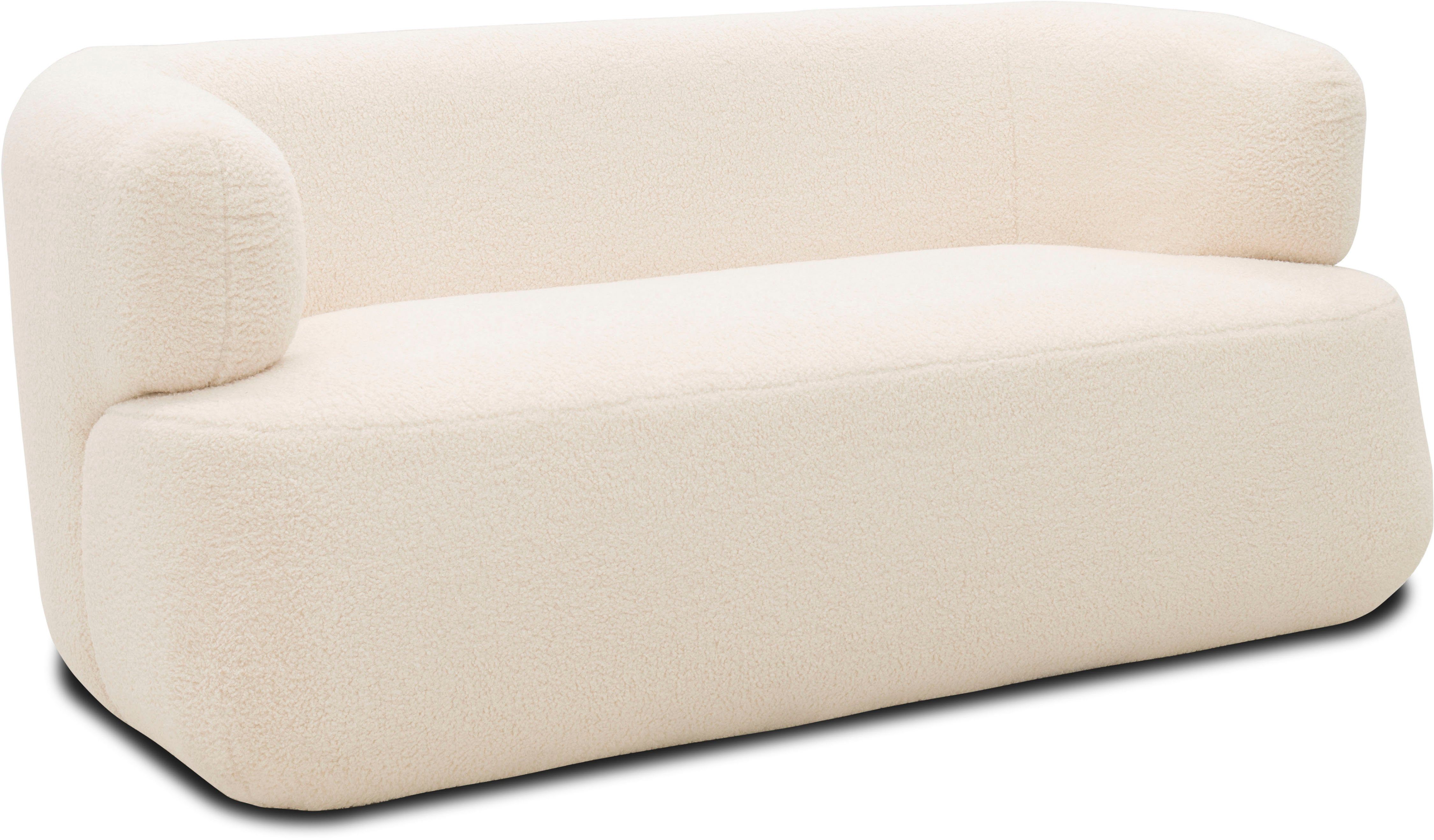 DOMO collection 2-zitsbank 800012 designbank, comfortabel en elegant, organische vormtaal