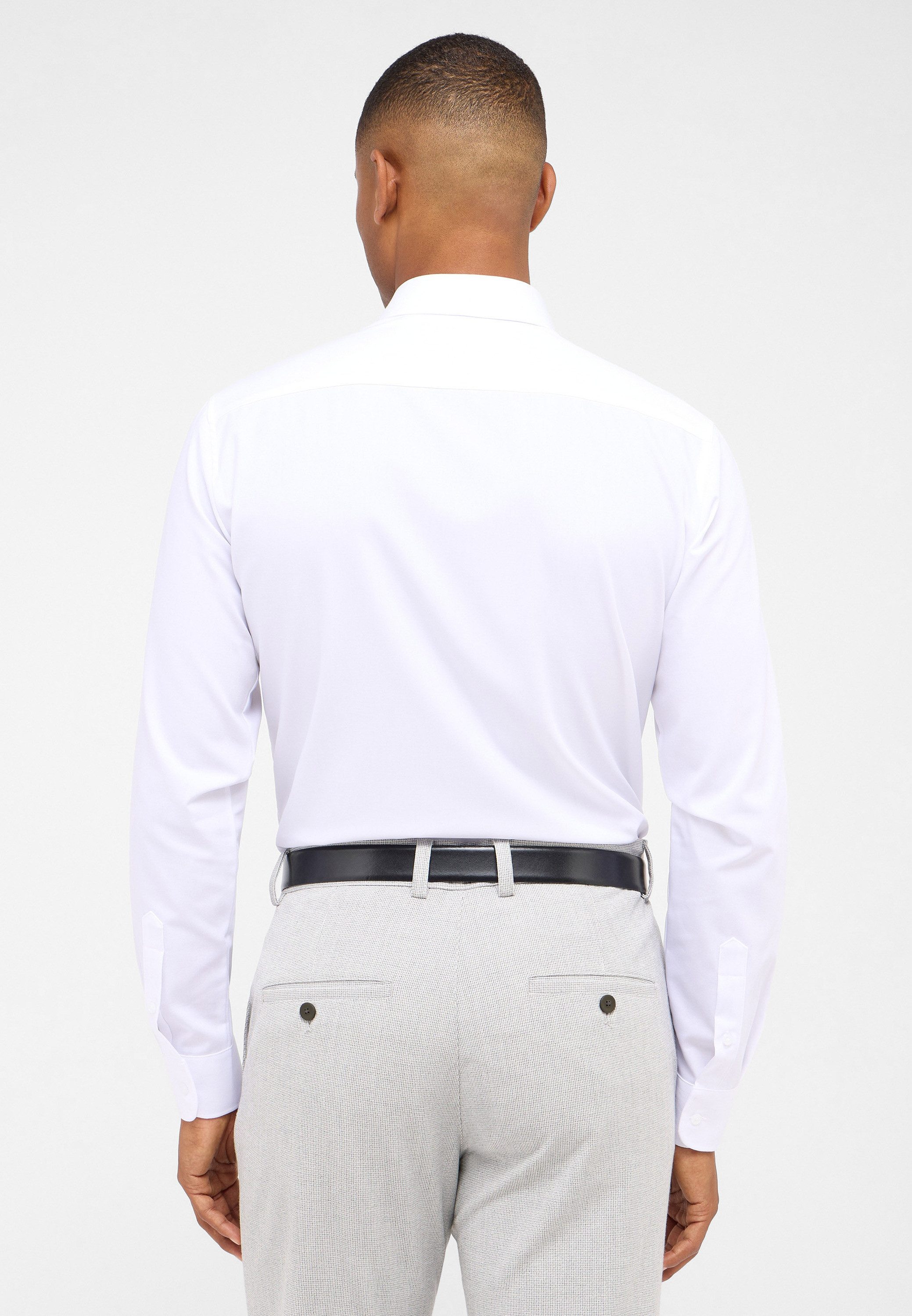 Eterna Overhemd met lange mouwen Slim fit NON IRON (strijkvrij)