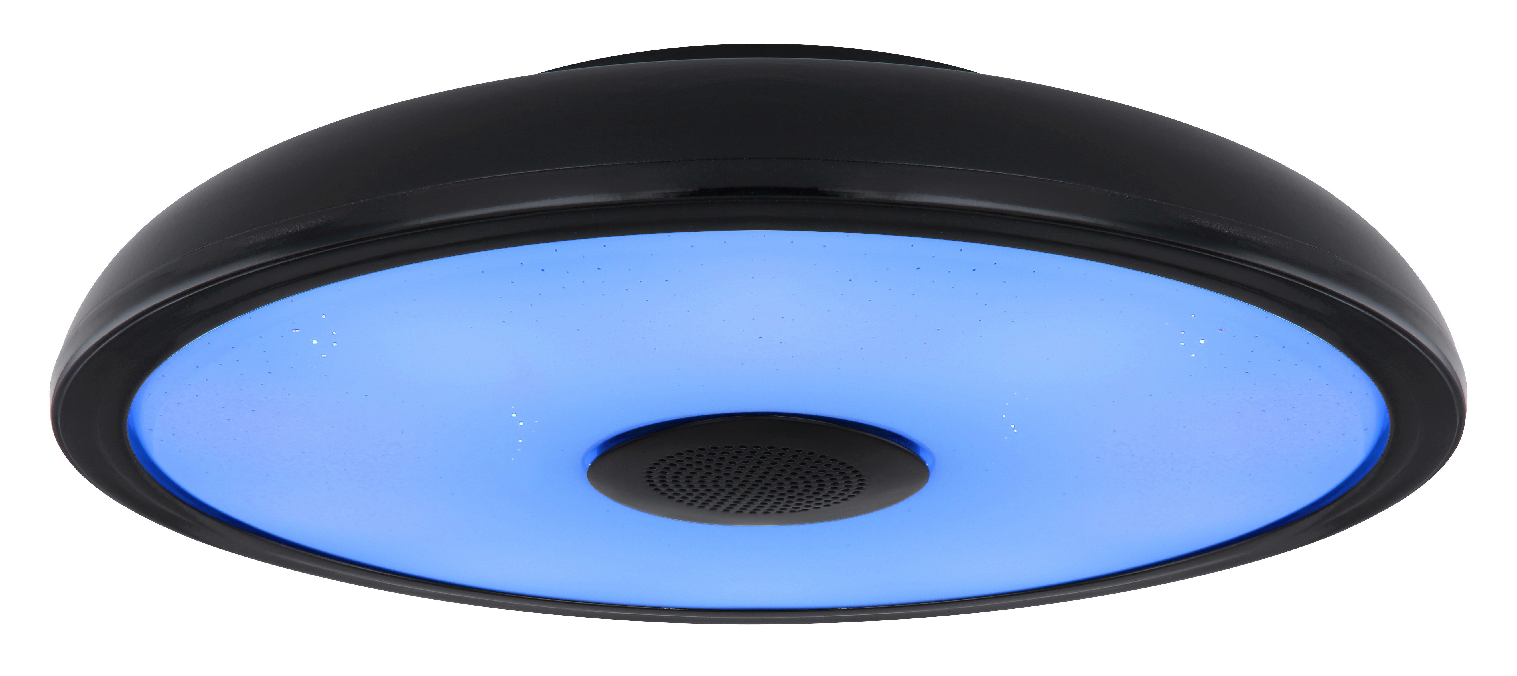 Globo Lightning Led-plafondlamp Raffy Luidspreker, plafondlamp kunststof, led, muziek (1 stuk)