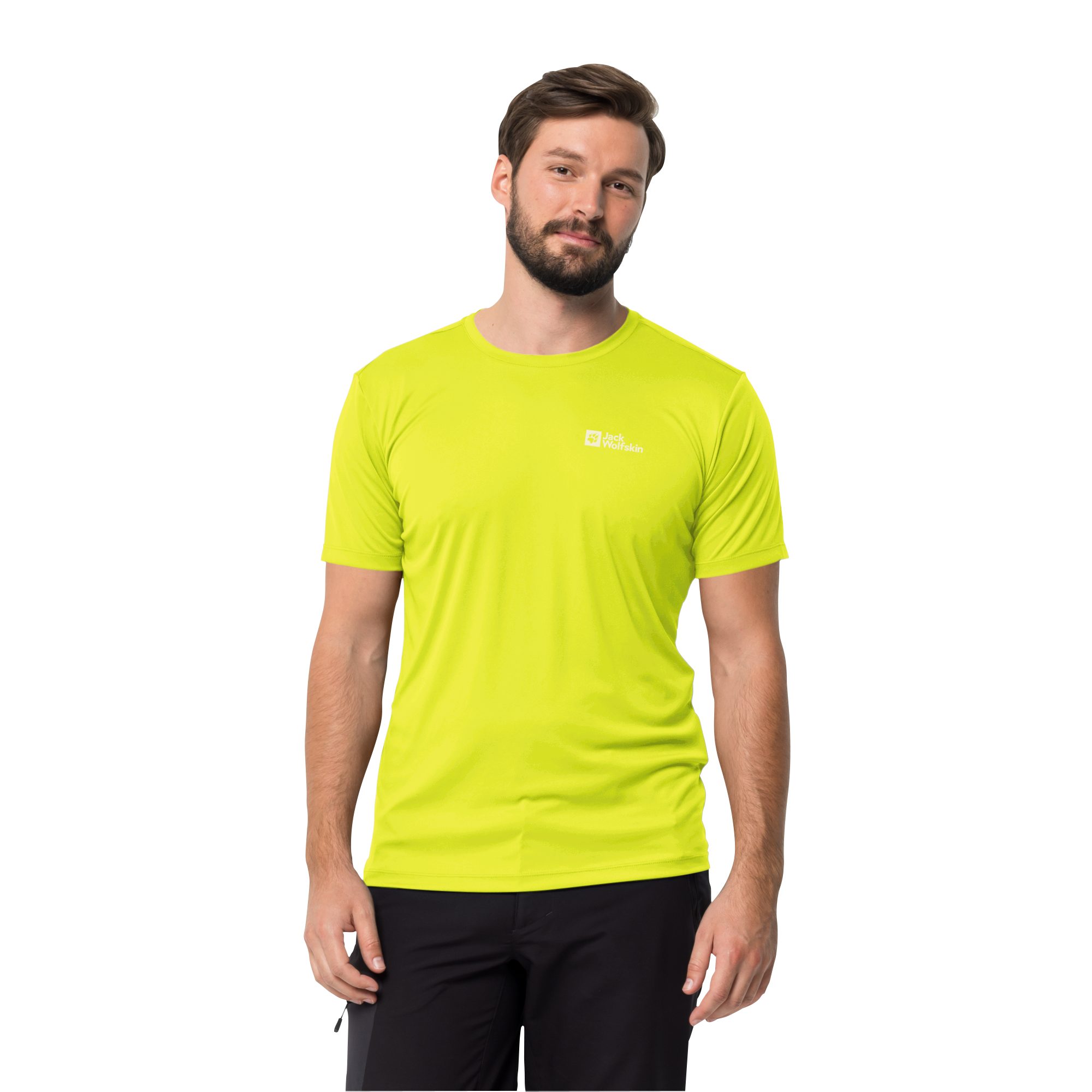 Jack Wolfskin T-shirt TECH T M met actief vochtbeheer en frisheidsfunctie