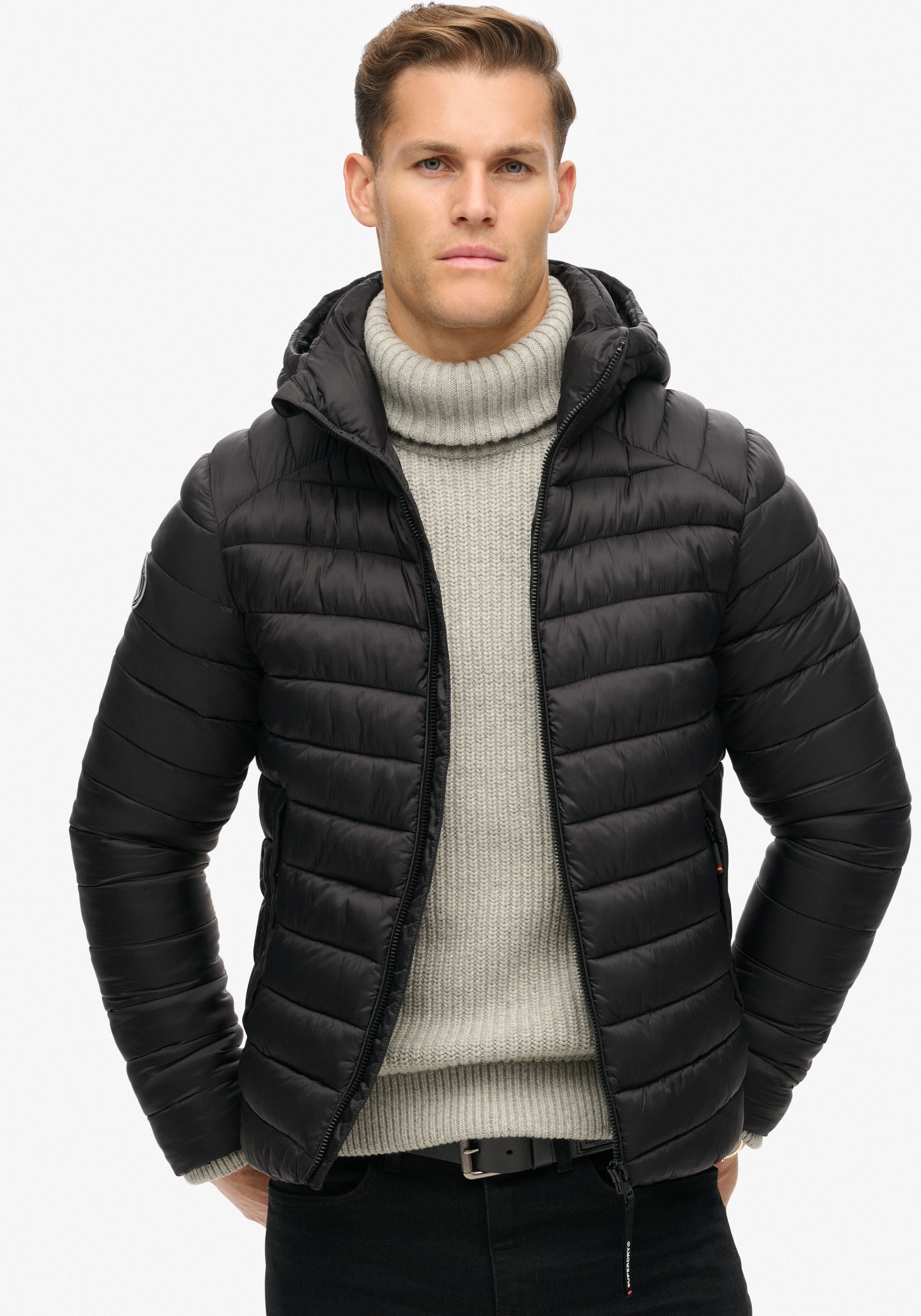 Superdry Gewatteerde jas HOODED FUJI SPORT PADDED JKT