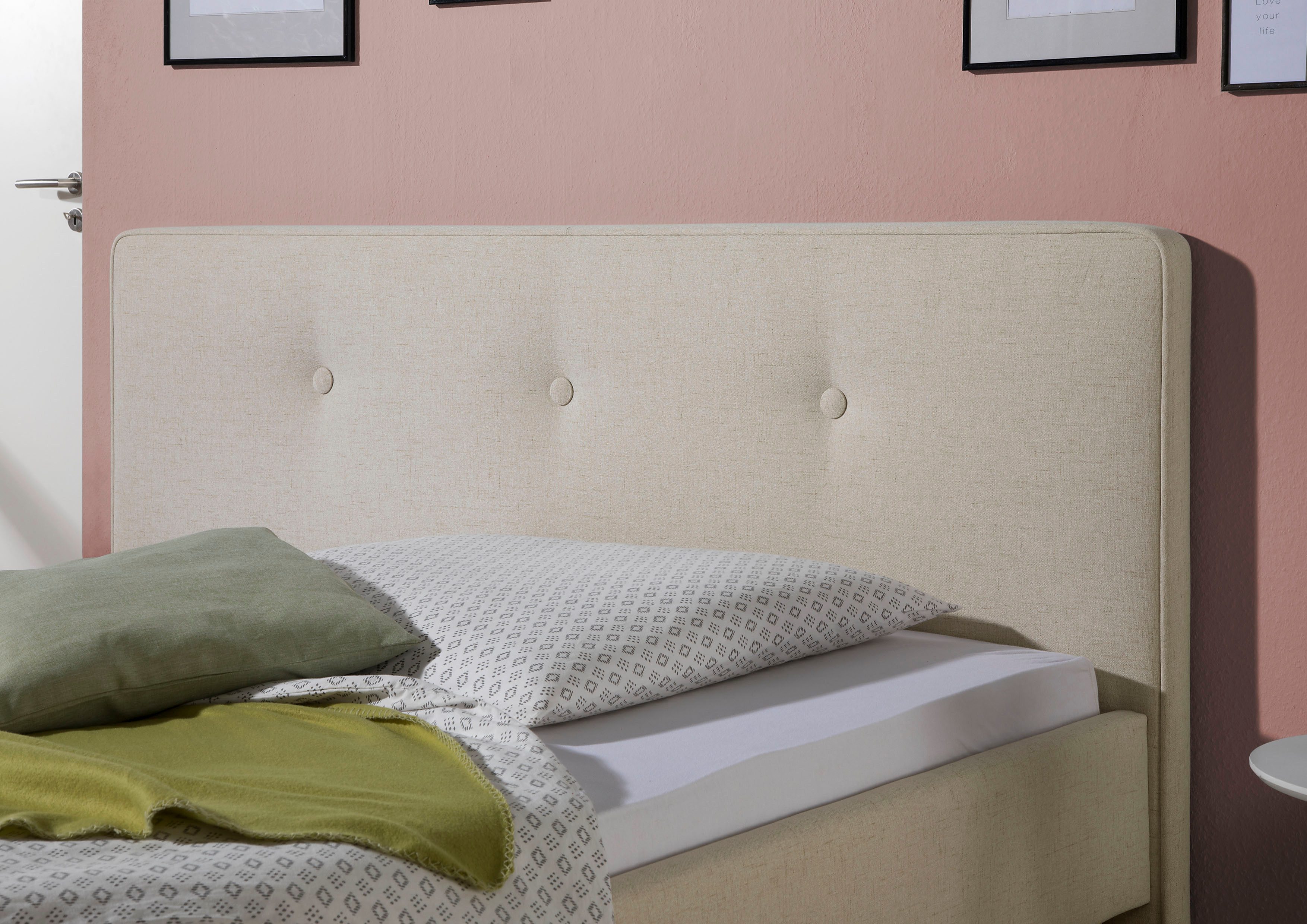 Maintal Gestoffeerd bed Lonepine Zijkanten van het bed zelf te monteren, zonder bedkist