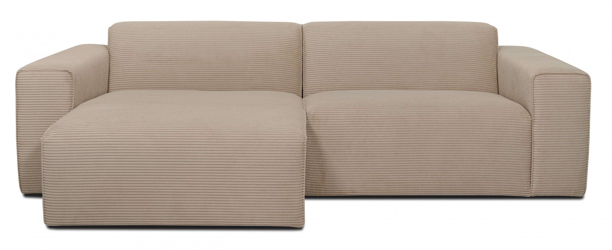 INOSIGN Hoekbank Clayton in een trendy ribfluwelen bekleding, diverse combinaties mogelijk