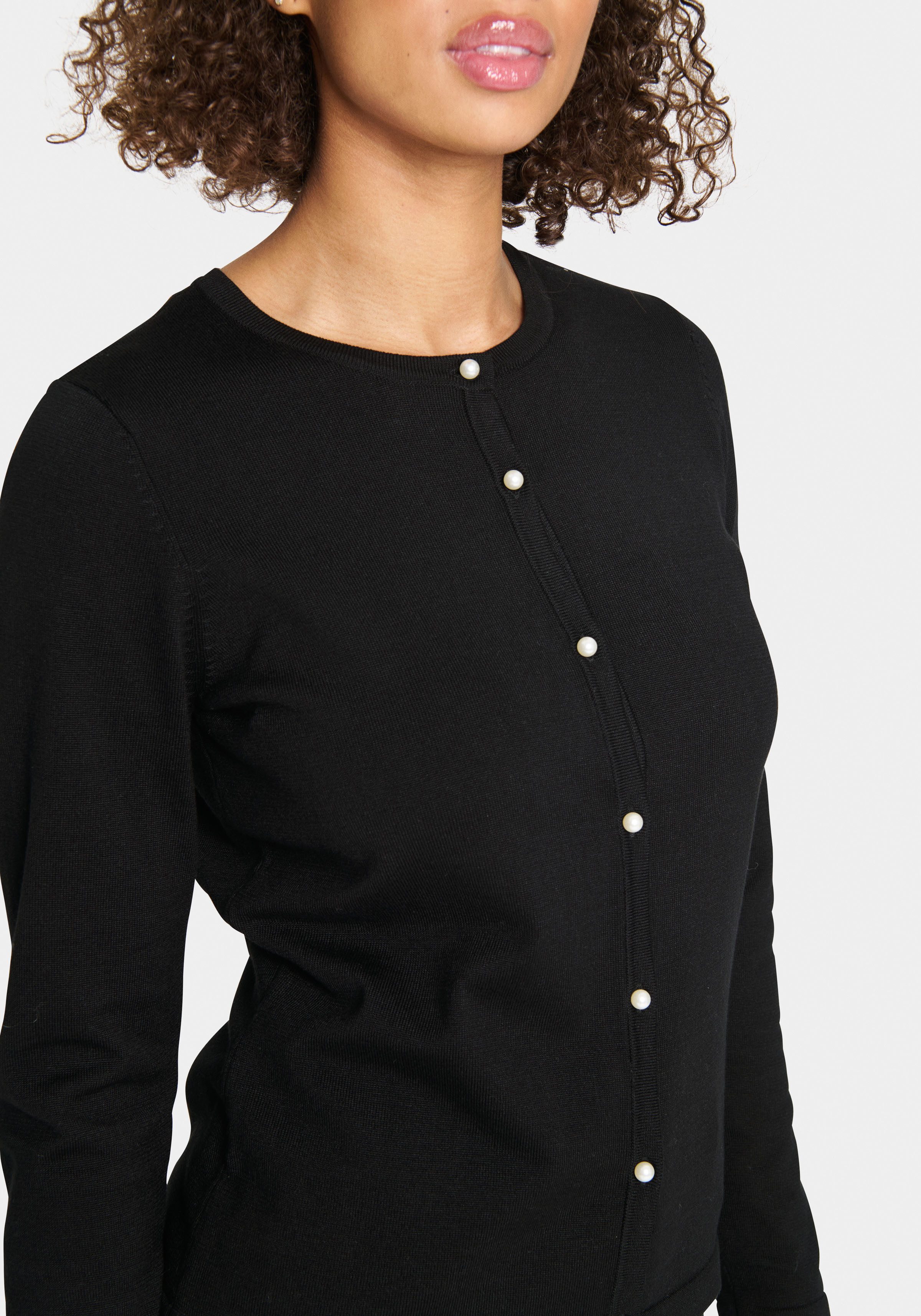 Saint Tropez Vest JemmaSZ Cardigan met decoratieve knopen