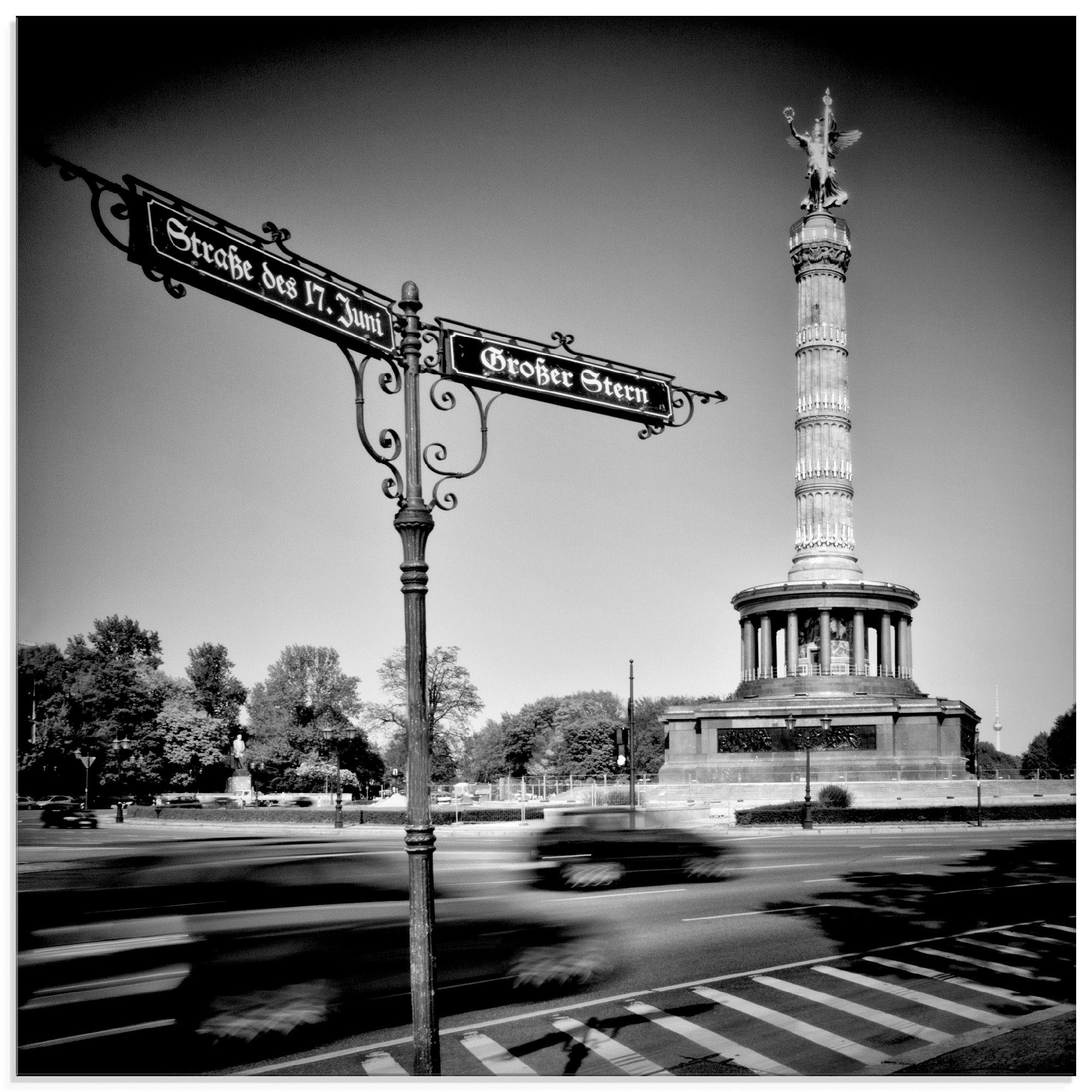 Artland print op glas Berlin Siegessäule III