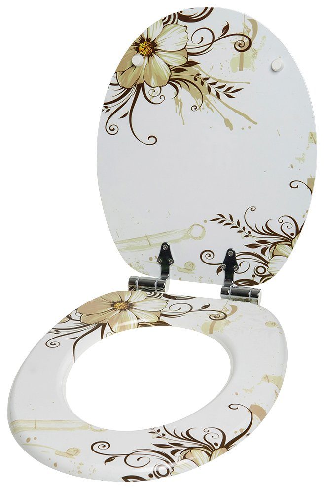 Sanilo Toiletzitting Flower met soft-closemechanisme