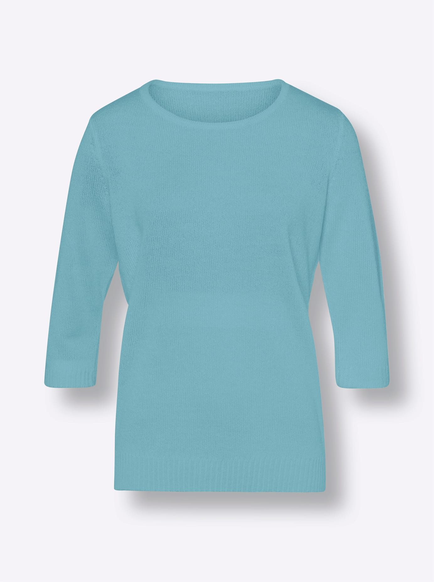 Classic Basics Trui met 3 4 mouwen Trui met ronde hals