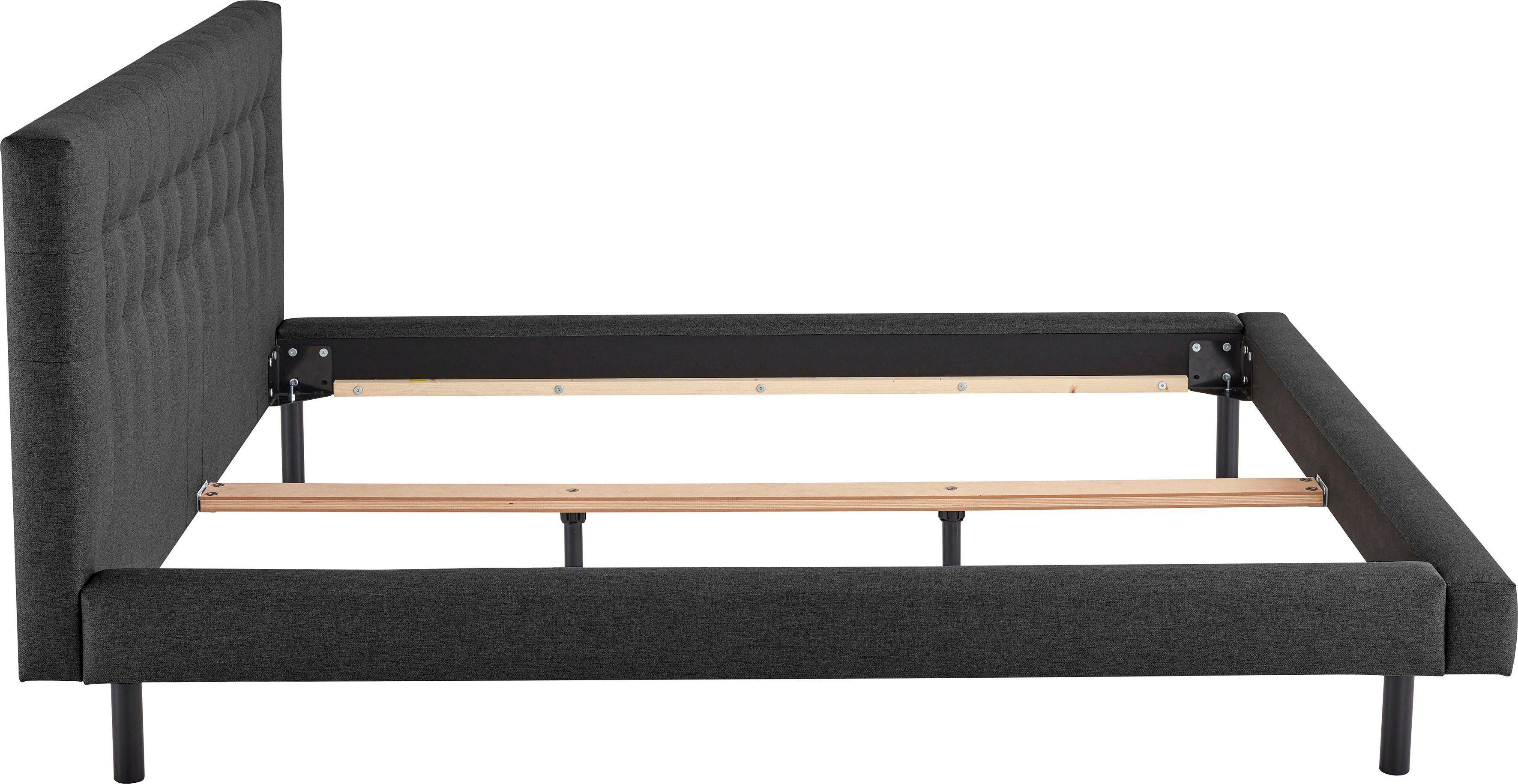 andas Gestoffeerd bed Tobjörn Met breed futonframe
