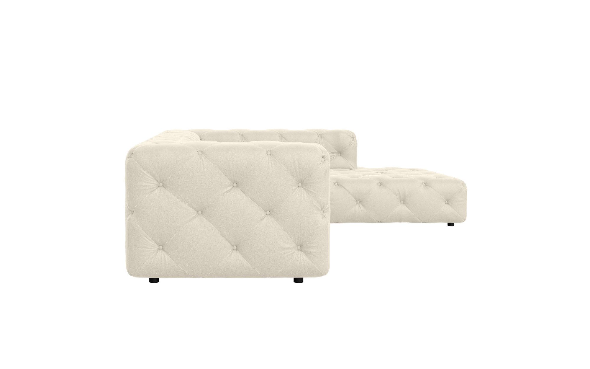 Places of Style Hoekbank FOLLINA L-vorm, met klassieke Chesterfield-knoopstiksels